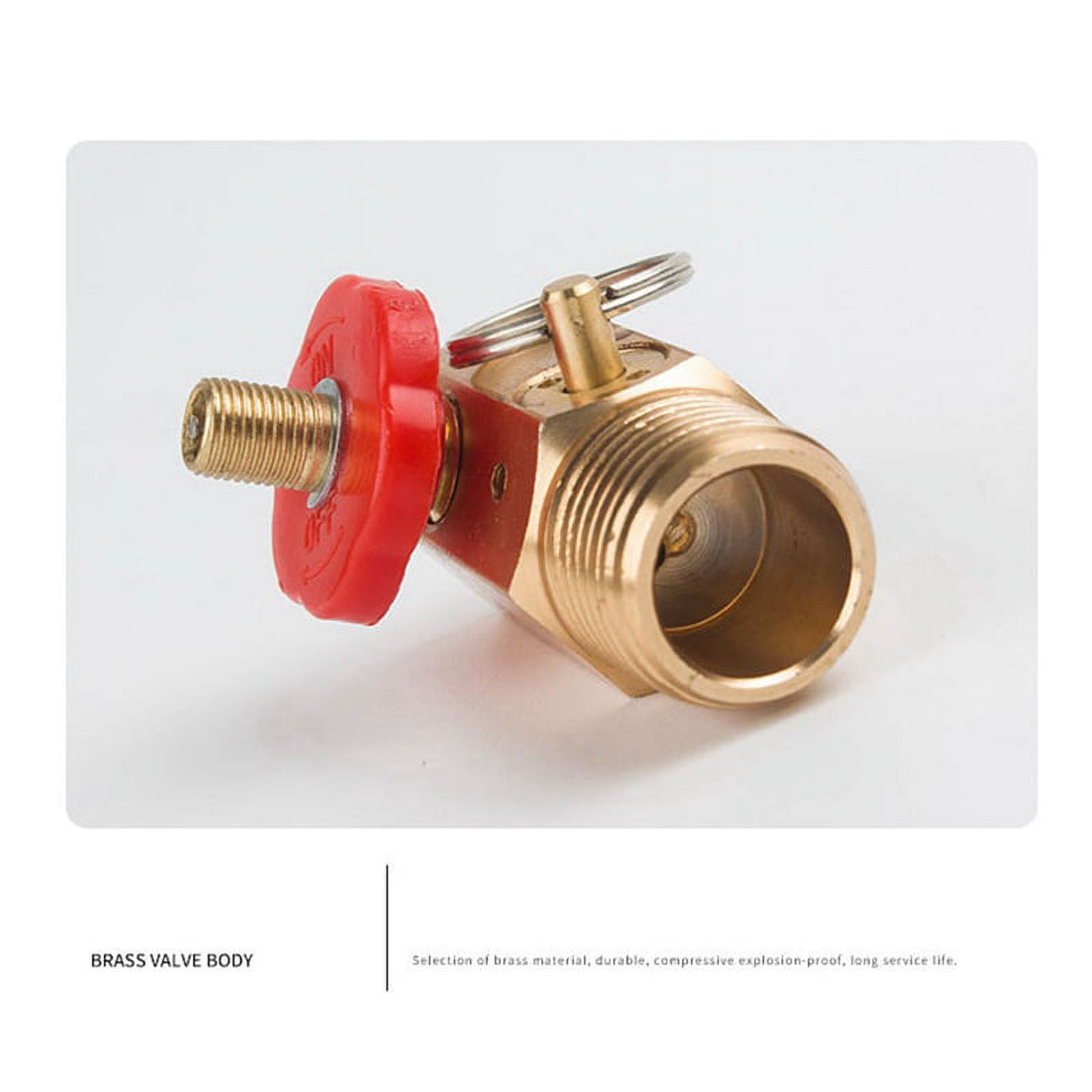 Air Tank Repair Kit W/Safety Valve, Pressure Gauge and 4 Feet Hose Assembly for Portable Carry - Image 4