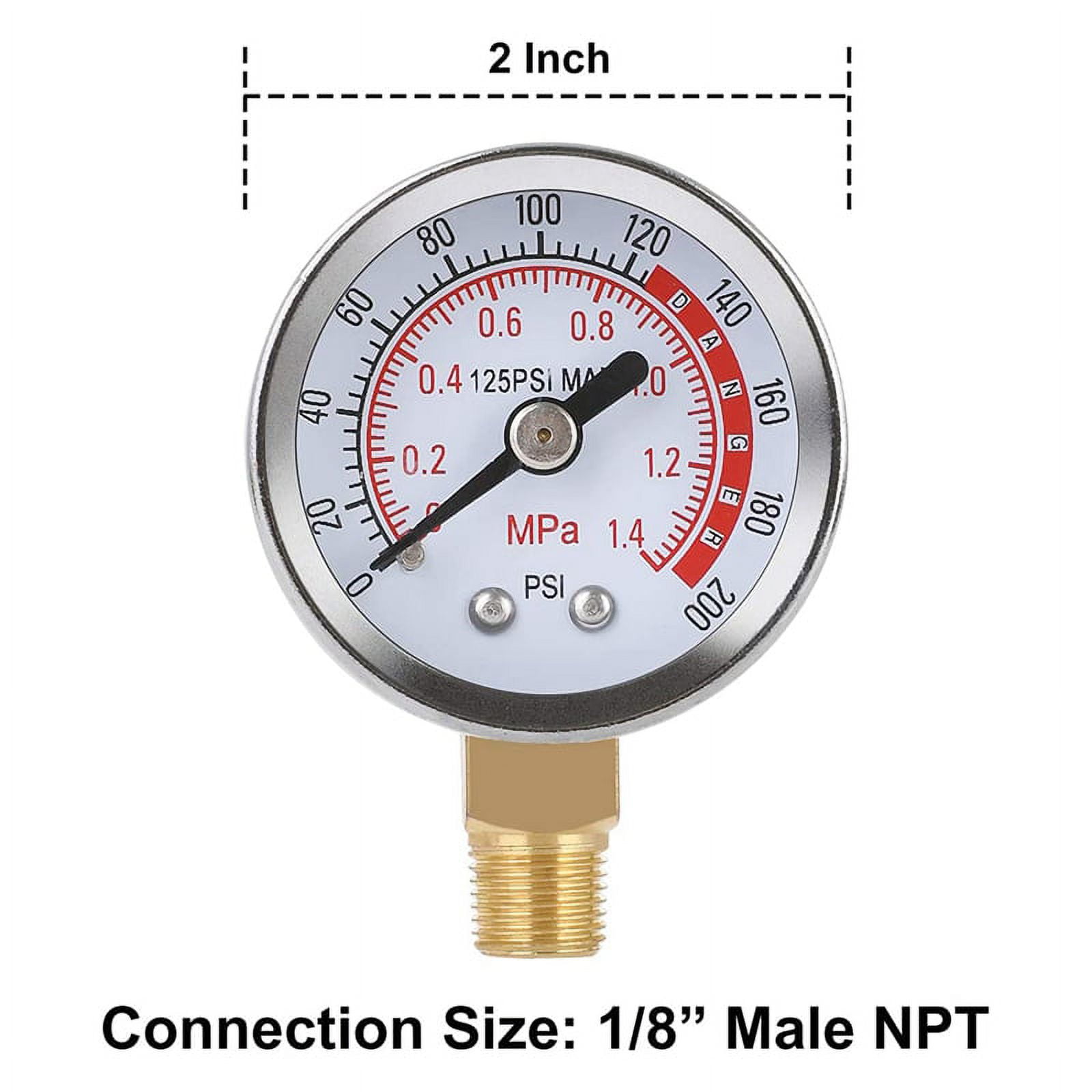 Air Tank Repair Kit W/Safety Valve, Pressure Gauge and 4 Feet Hose Assembly for Portable Carry - Image 5