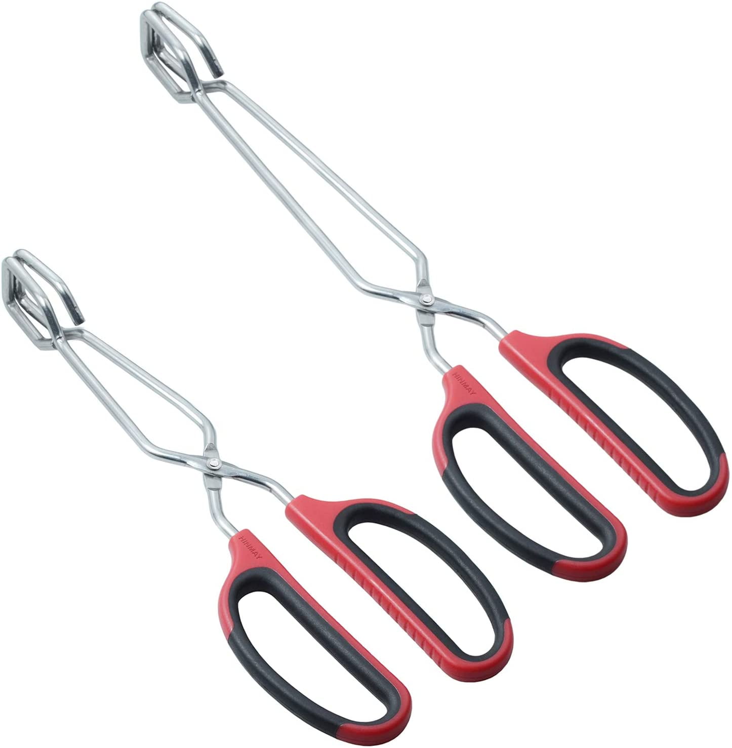 Stainless Steel Scissor Tongs 10-Inch and 13-Inch Set, Set of 2,,F116852 - Image 1