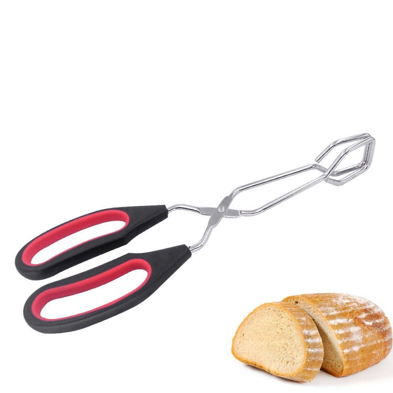 Stainless Steel Scissor Tongs 10-Inch and 13-Inch Set, Set of 2,,F116852 - Image 4