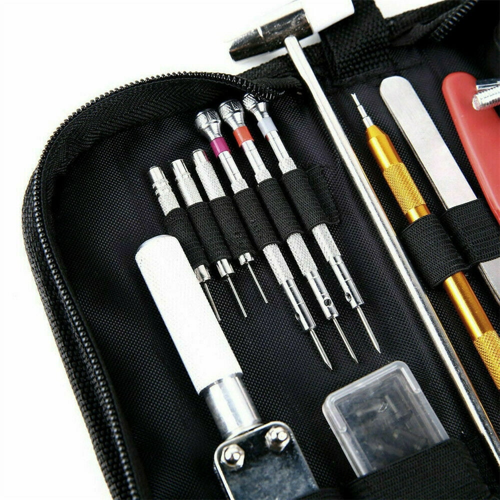 Glam Hobby Lightweight Watch Repair Tools & Kits with Carrying Case & Hammer, 147 Pieces - Image 5