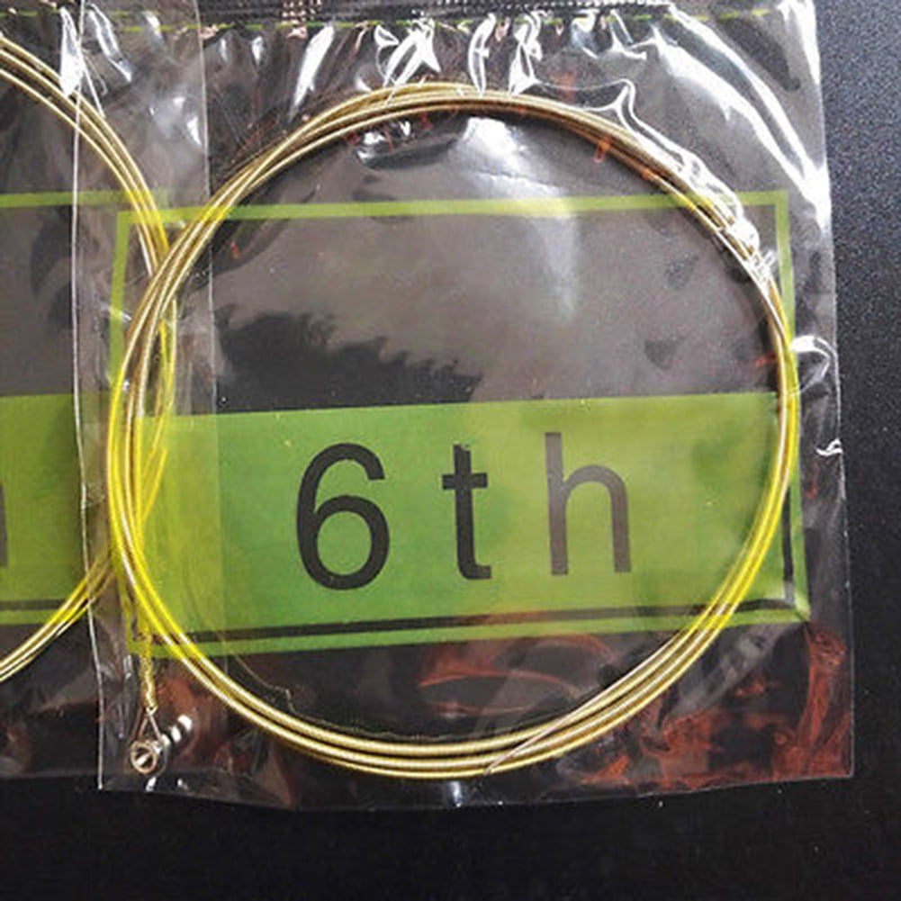Beuautybox Acoustic Guitar Strings, Phosphor Bronze Extra Light Steel Strings 6-Piece Bronze - Image 5