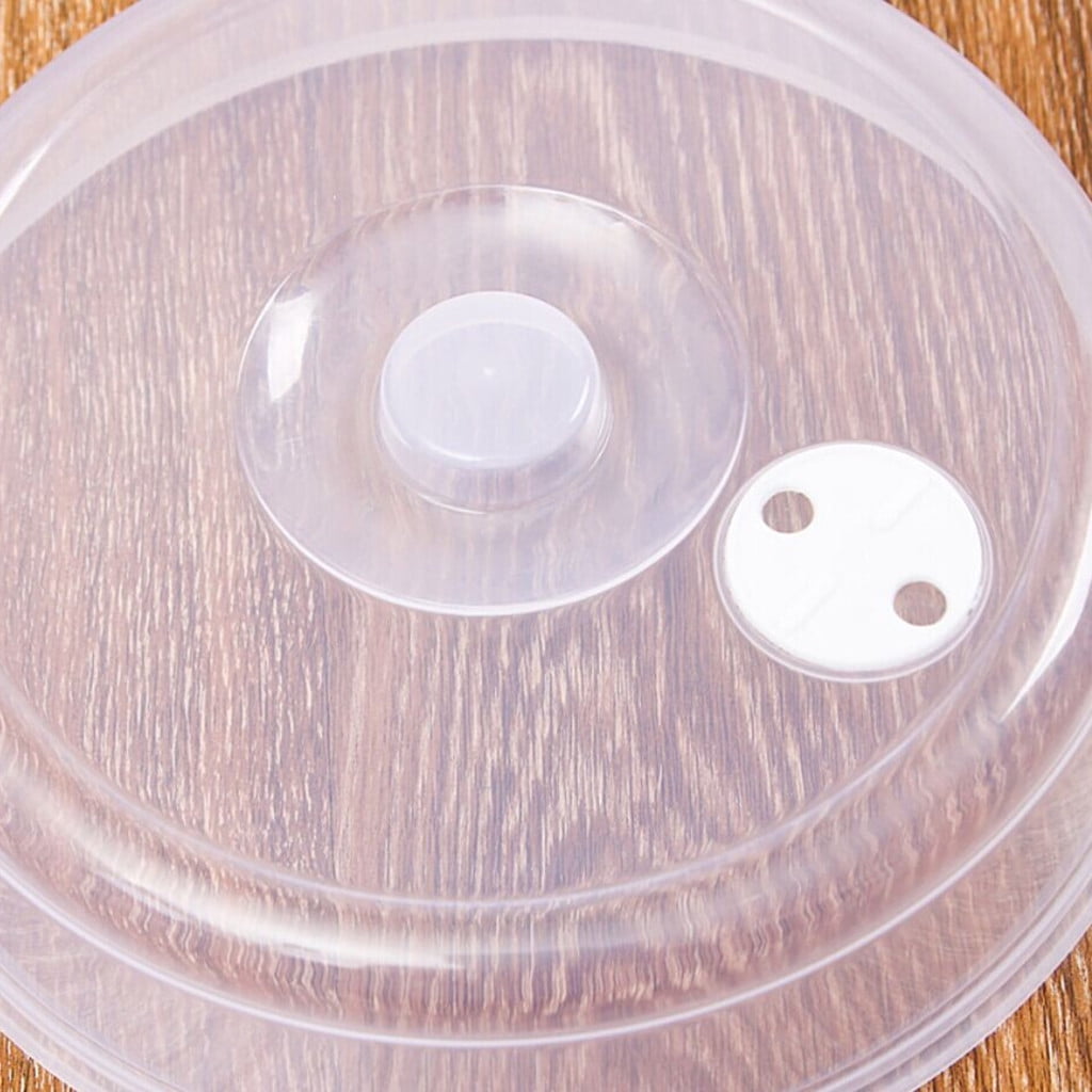 Microwave Cover Clearance! 2pcs Plastic Microwave Cover, Clear Microwave Cover, Clear Steam Vent Splatter Lid Food Dish, Microwave Covers For Food Splatter, Microwave Cover Lid - Image 5