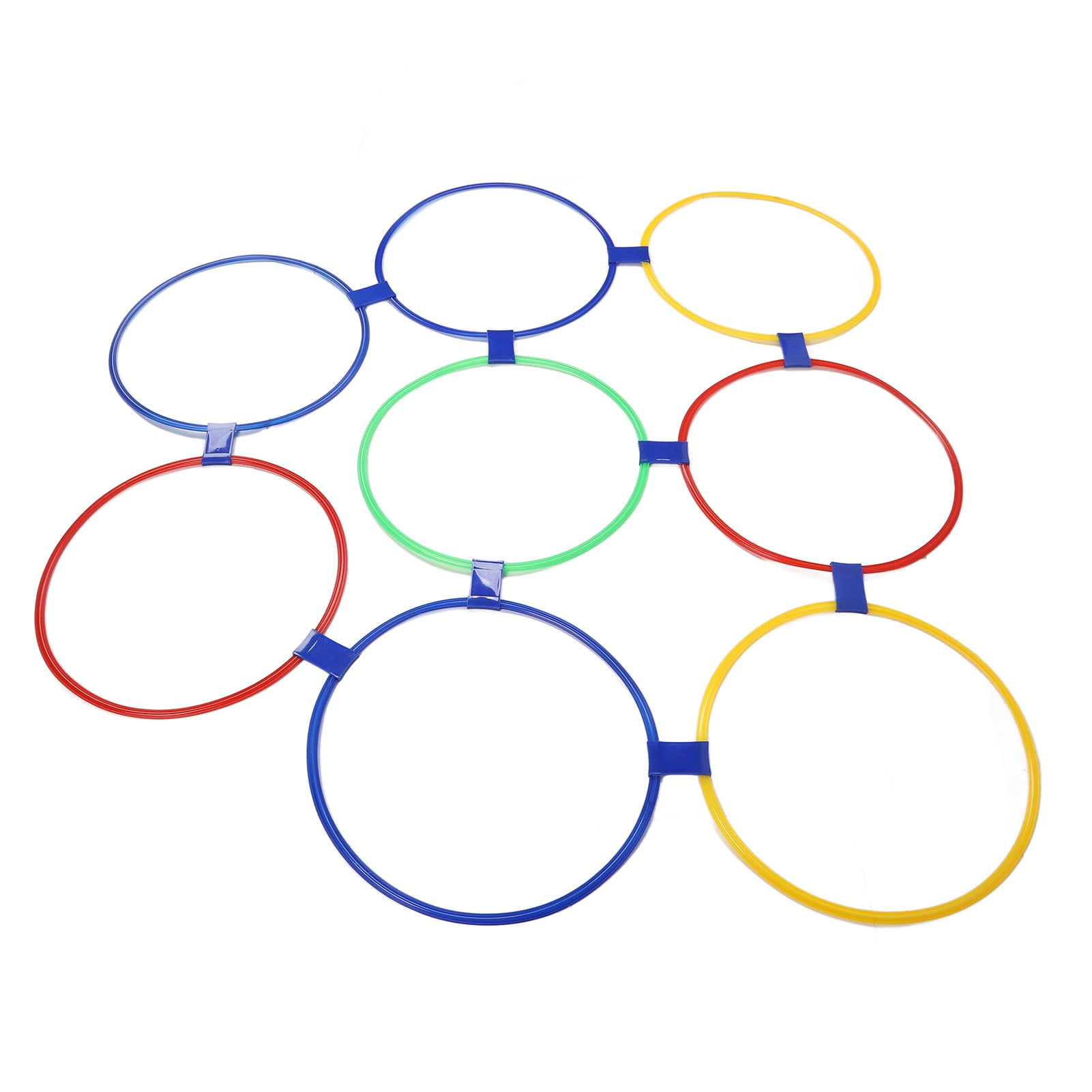 10PCS Kids Exercise Hoops Jumping Hopscotch Game Rings for Sensory Training Physical Fitness Dia 47cm / 18.5in - Image 3