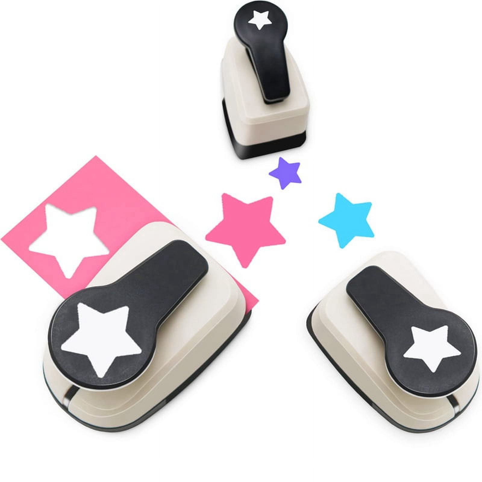 3Pcs Star Hole Punch, Star Punch, Star Paper Punch, Star Hole Puncher, Star Puncher for Crafts, Paper Punch for Crafting - Image 1