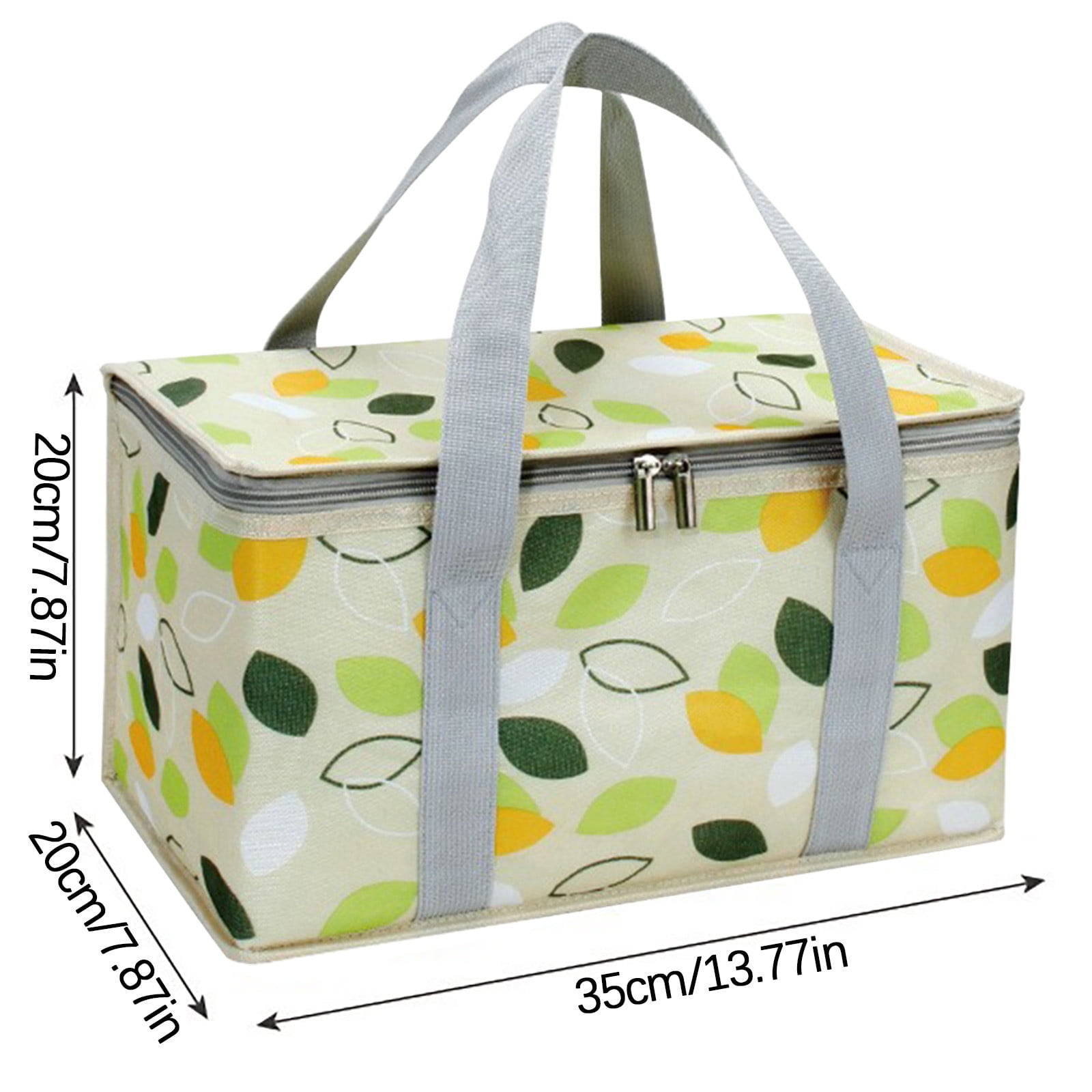 Potrochi Green Insulated Collapsible Cooler Bag for Groceries and Picnics Green - Image 3