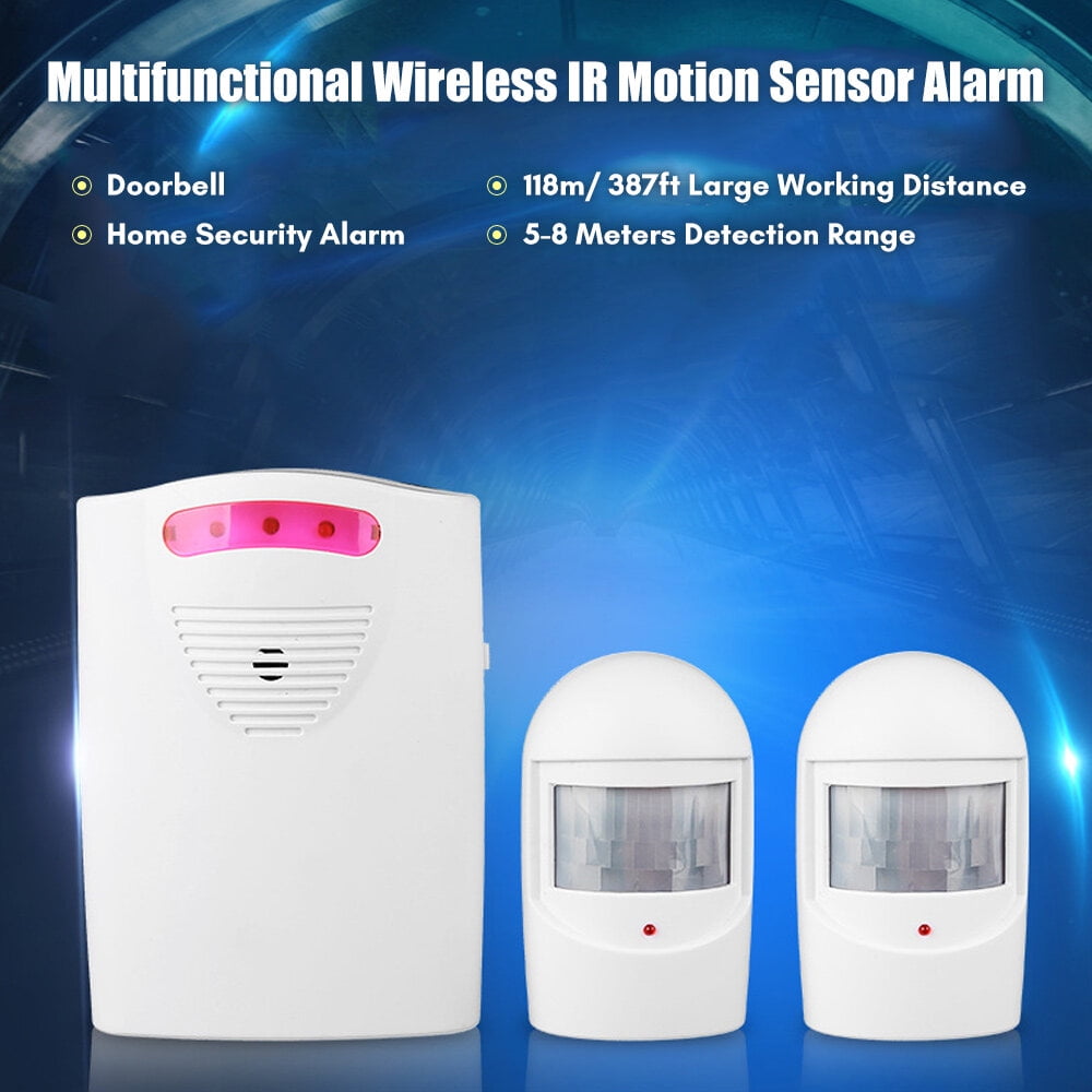 Sueriy Wireless Driveway Alarm Alert System Security Garage Intruder PIR Motion Sen Sor with 1 Receiver and 2 Transmitters for Home Outdoor Use - Image 7