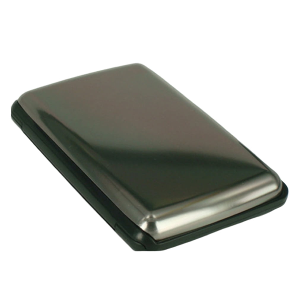 Walbest Waterproof 6 Slots RFID Blocking Credit Card Protector Aluminum ID Case Hard Shell Business Card Holder Metal Wallet for Men or Women Grey - Image 4