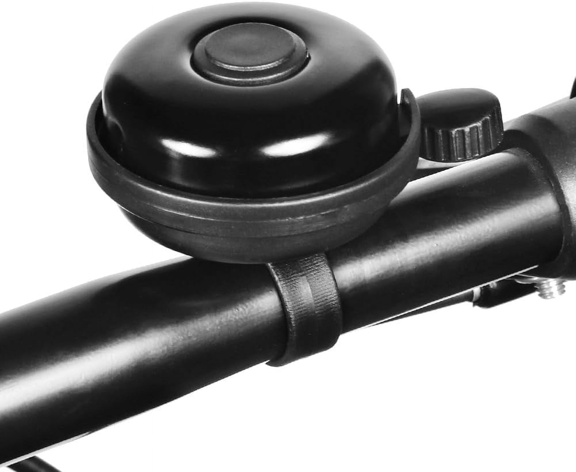 ZHUYING 2 pack Classic Bike Bell, Aluminum Bicycle Bell, Loud Crisp Clear Sound Bicycle Bike Bell for Adults Kids 2black - Image 3