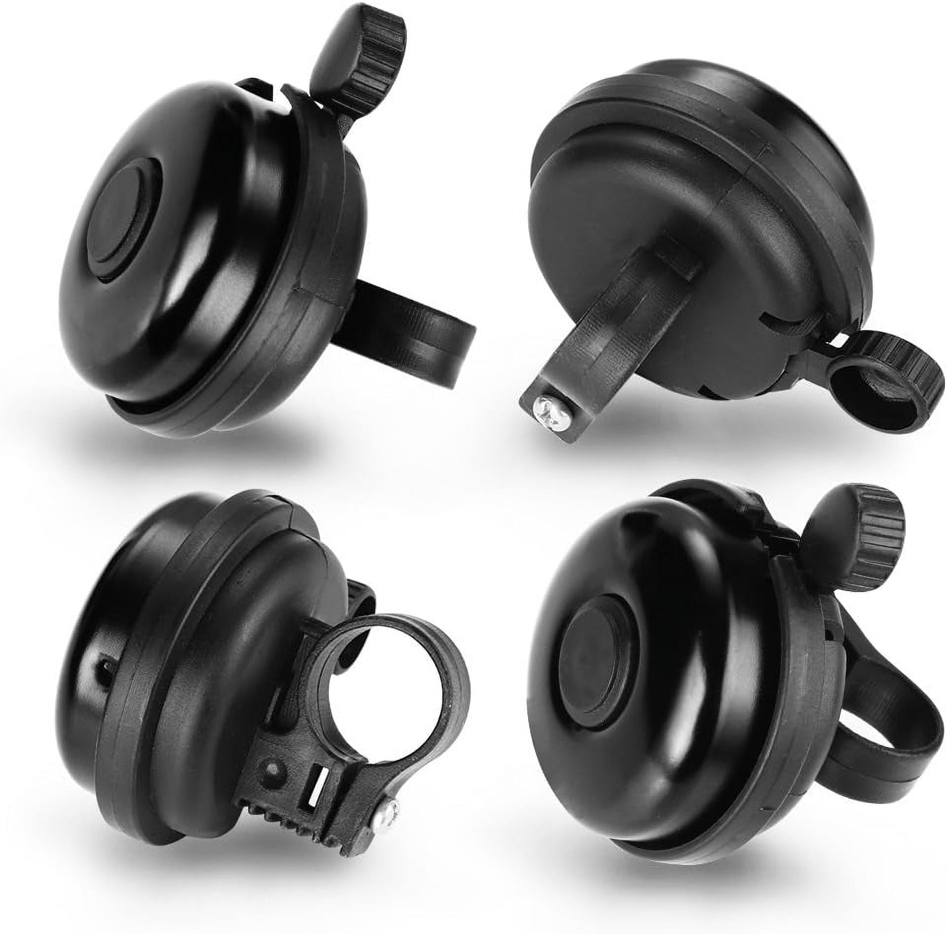 ZHUYING 2 pack Classic Bike Bell, Aluminum Bicycle Bell, Loud Crisp Clear Sound Bicycle Bike Bell for Adults Kids 2black - Image 6