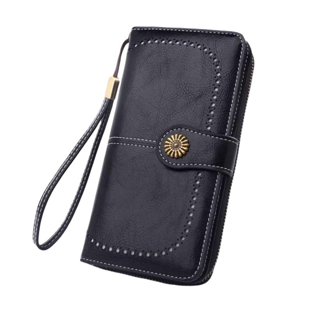 Ardorlove Wristlet Women's Elegant Clutch Wallet Black - Image 1