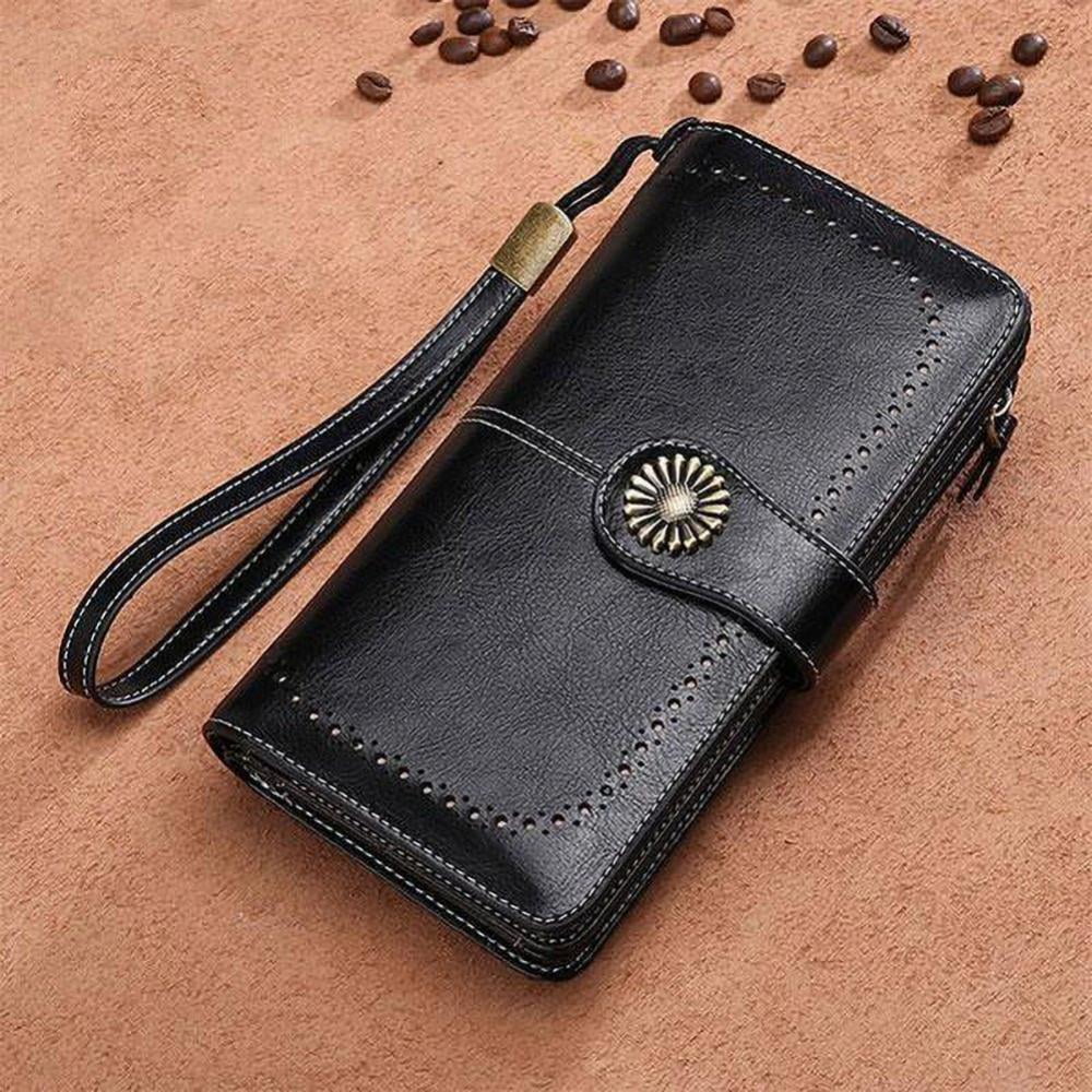 Ardorlove Wristlet Women's Elegant Clutch Wallet Black - Image 2