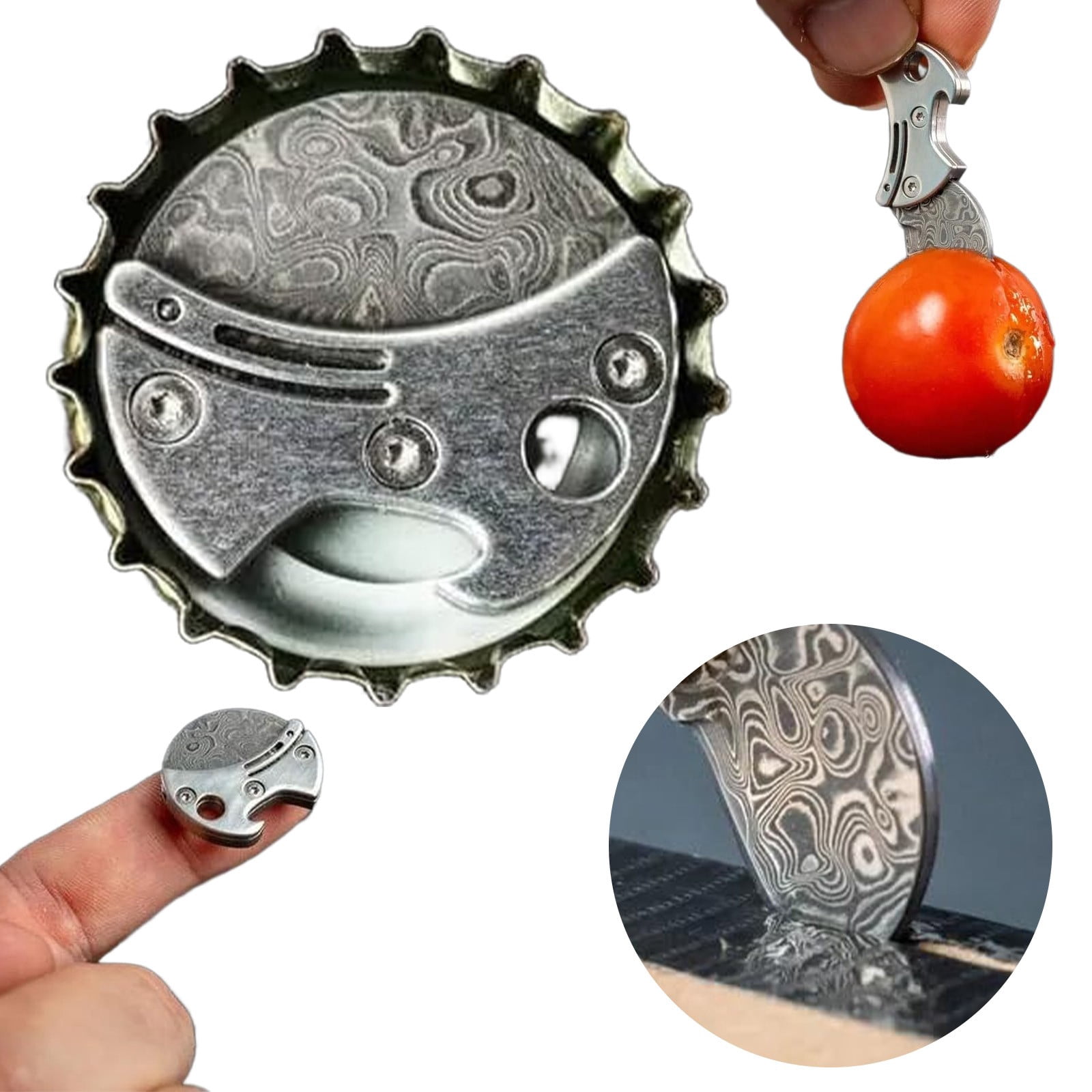 SHAOTELLME Stainless Steel Can Opener Manual Multifunctional Labor Saving Can Opener Kitchen Creative Can Opener Tool Easily Open Cans Of Various Sizes, 3PC Metallic x 2 - Image 4