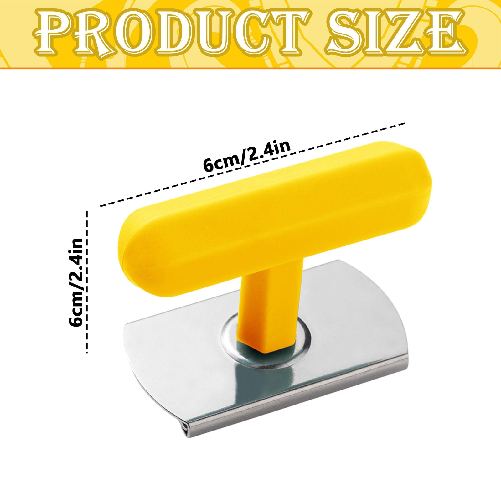 SHAOTELLME Stainless Steel Can Opener Manual Multifunctional Labor Saving Can Opener Kitchen Creative Can Opener Tool Easily Open Cans Of Various Sizes, 3PC Yellow - Image 3