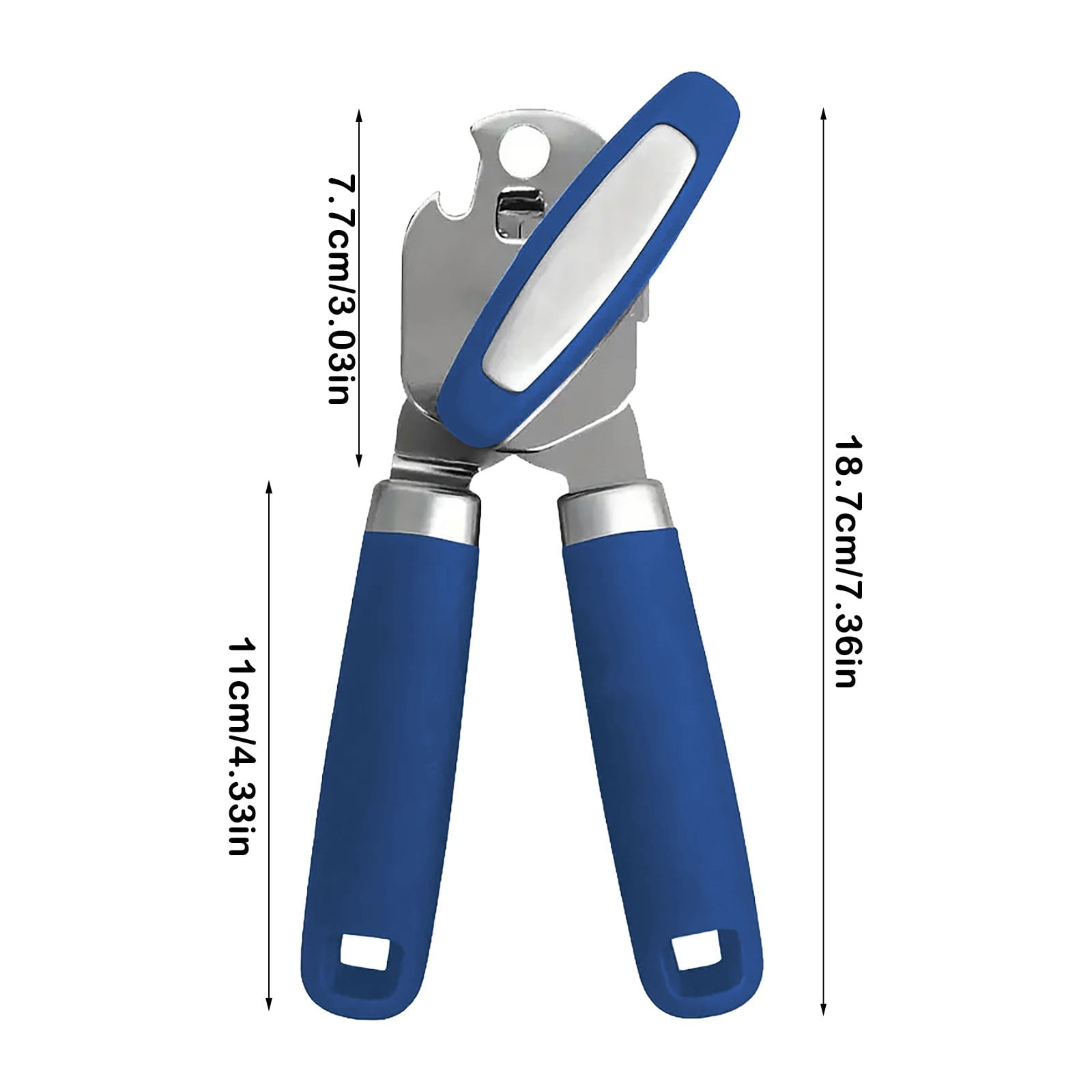 SHAOTELLME Stainless Steel Can Opener Manual Multifunctional Labor Saving Can Opener Kitchen Creative Can Opener Tool Easily Open Cans Of Various Sizes, 3PC pink - Image 4