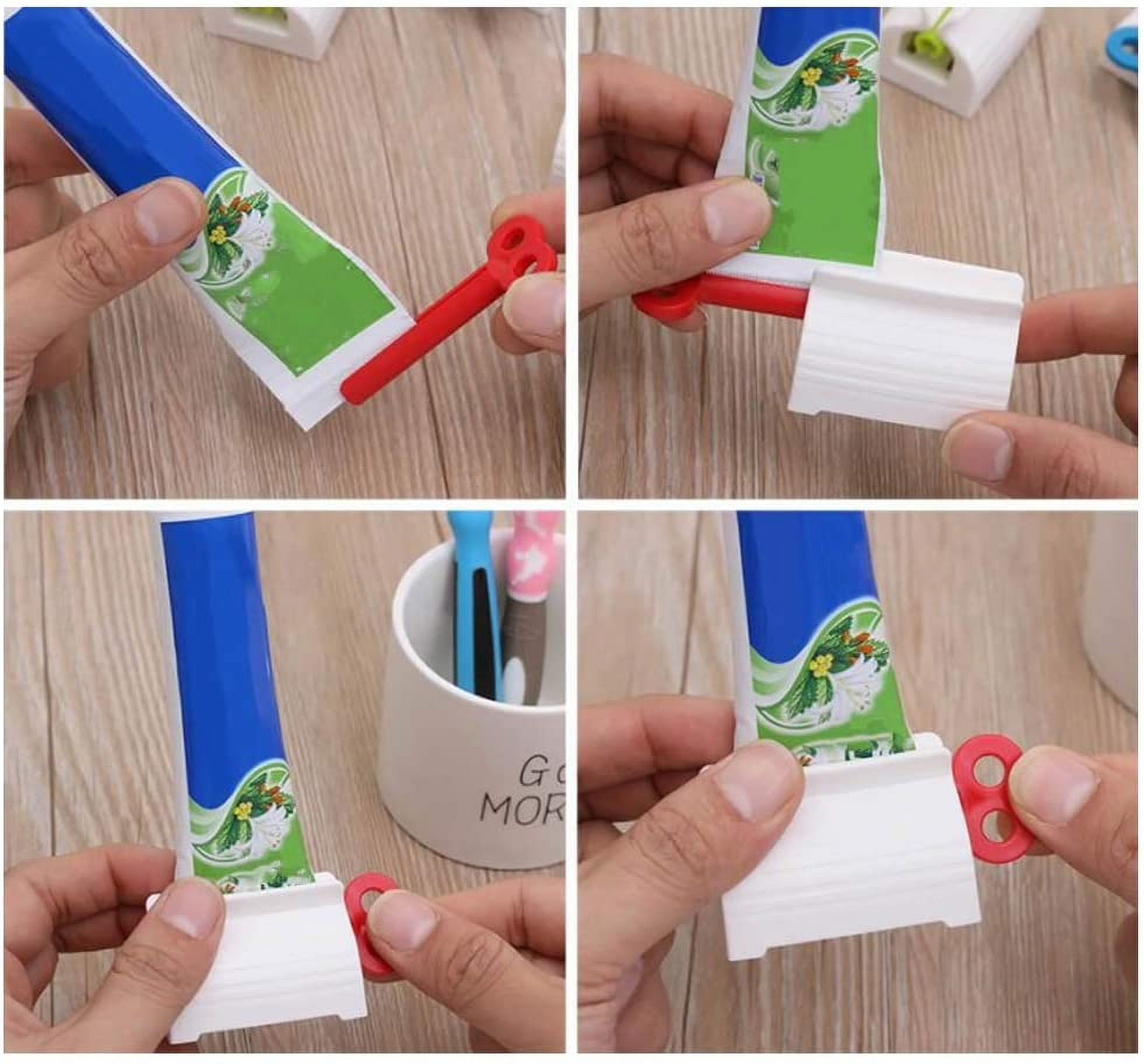 3 Pack Multi Purpose Tube Squeezer Dispenser Bathroom Toothpaste Holder,Hair Color Dye/Cosmetic/Oil Paint Squeezer - Image 4