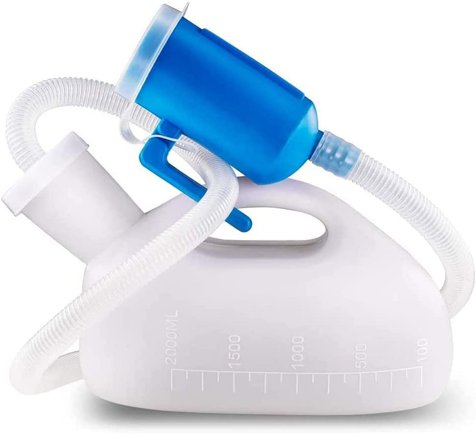 Urinals for Men, Male Urinals with Lid Spill Proof Reusable, Portable Urine Bottle Pee Container Cup for Camping Car Traveling Toilet & Hospital Elderly Bedridden Patient - Image 1