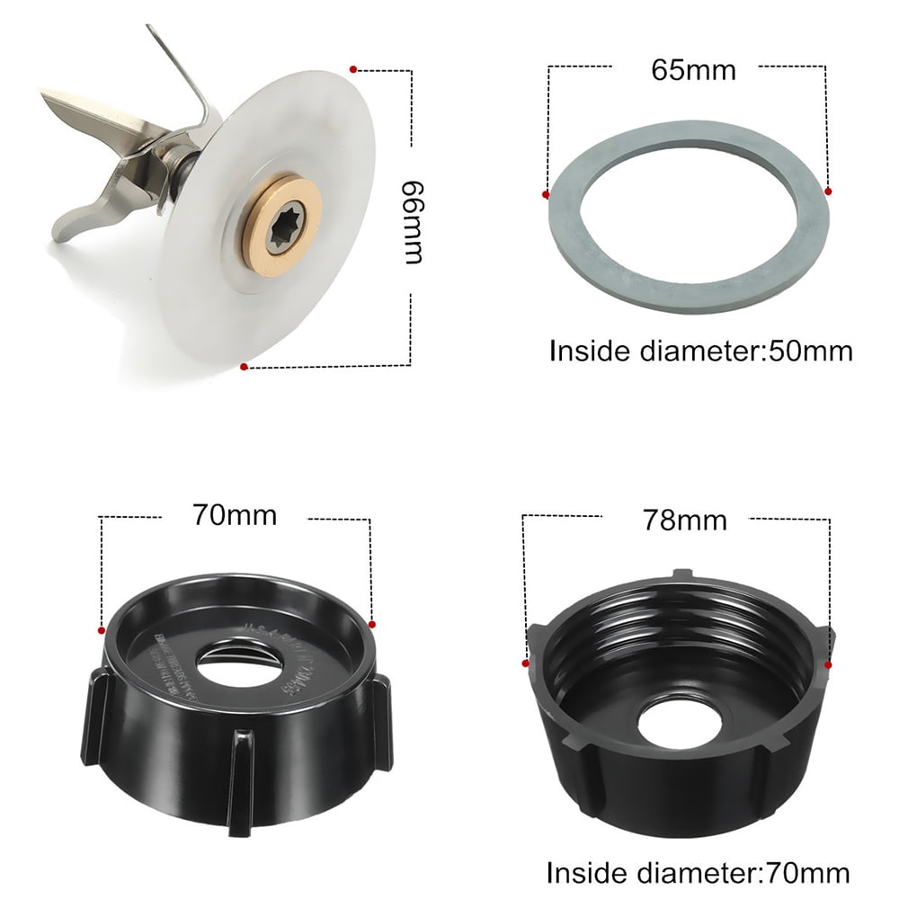 Replacement Parts for Oster Osterizer Blender Cutter Blade Base Bottom Cap Gasket - Image 2