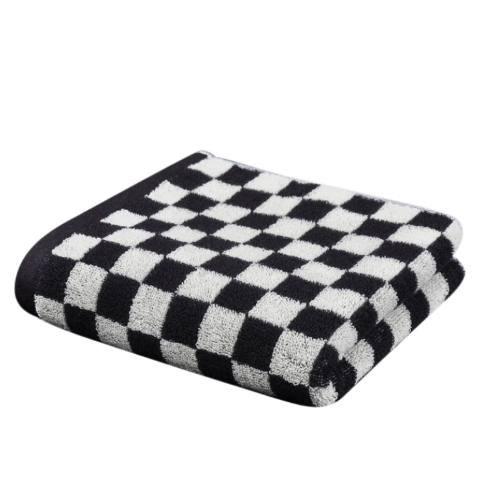Checkered Bath Towels for Bathroom, Shower Towels 30