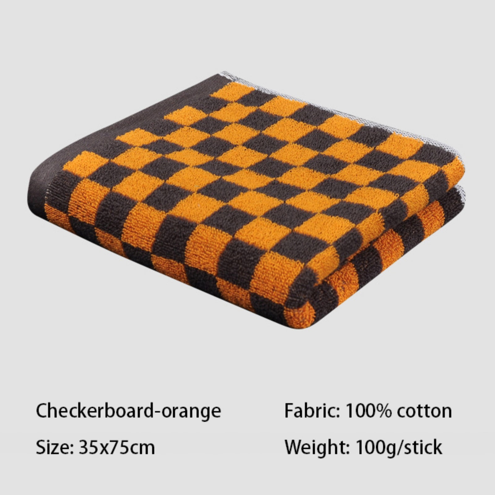 Checkered Bath Towels for Bathroom, Shower Towels 30