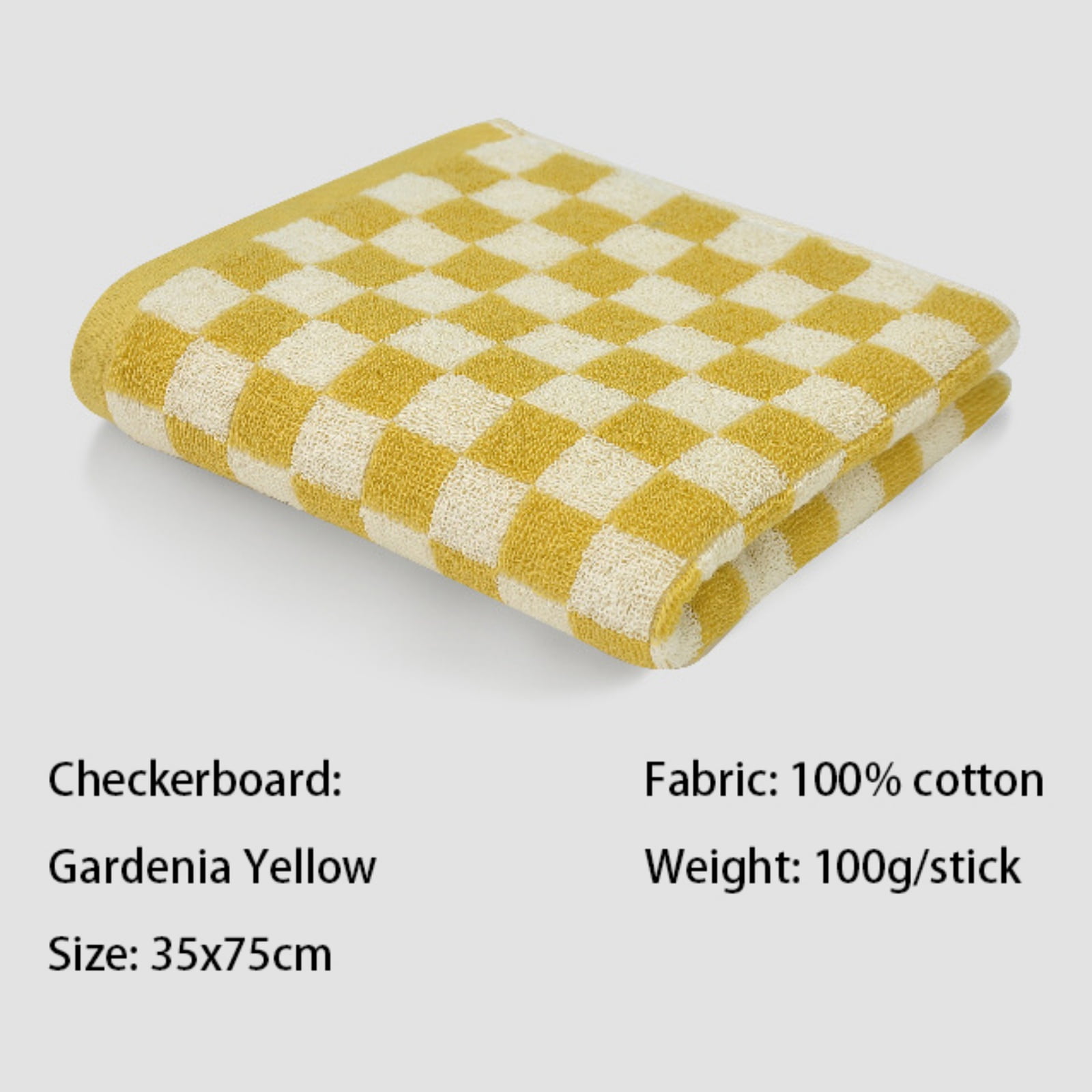Checkered Bath Towels for Bathroom, Shower Towels 30