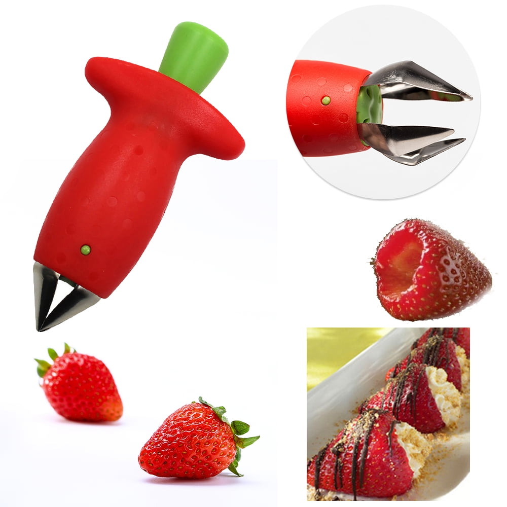 Strawberry Stem Removal Huller Slicer Tool Removing Tomato Persimmon Cherry - Image 1