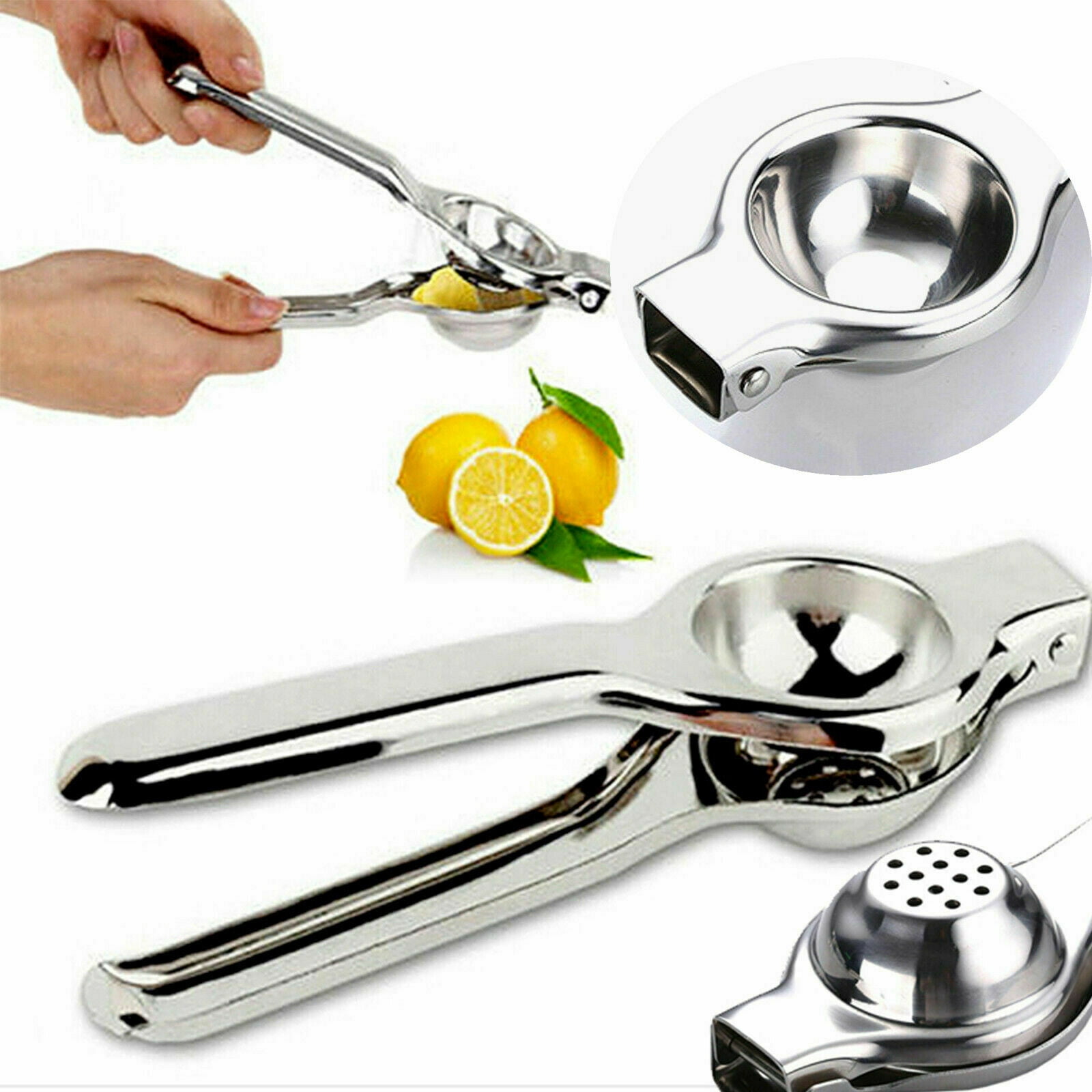 Lemon Squeezer Juicer Stainless Steel Orange Fruit Hand Press Manual Squeezer Juicer - Image 1