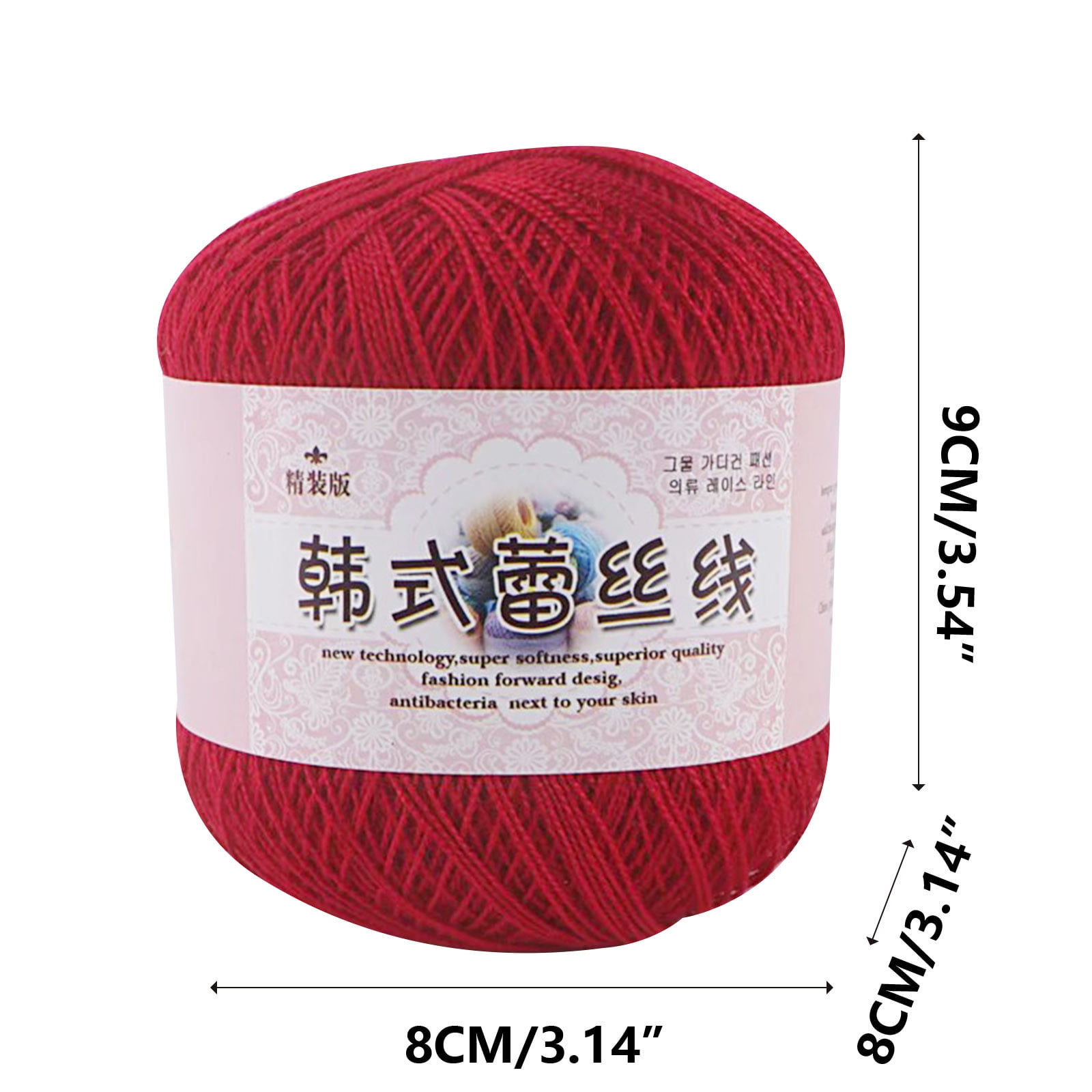 Under $1 Tyidzon Fashion Crochet Thread Cotton Knitting Yarn Thread Balls Knitting Thread Yarn for Crocheting H - Image 3