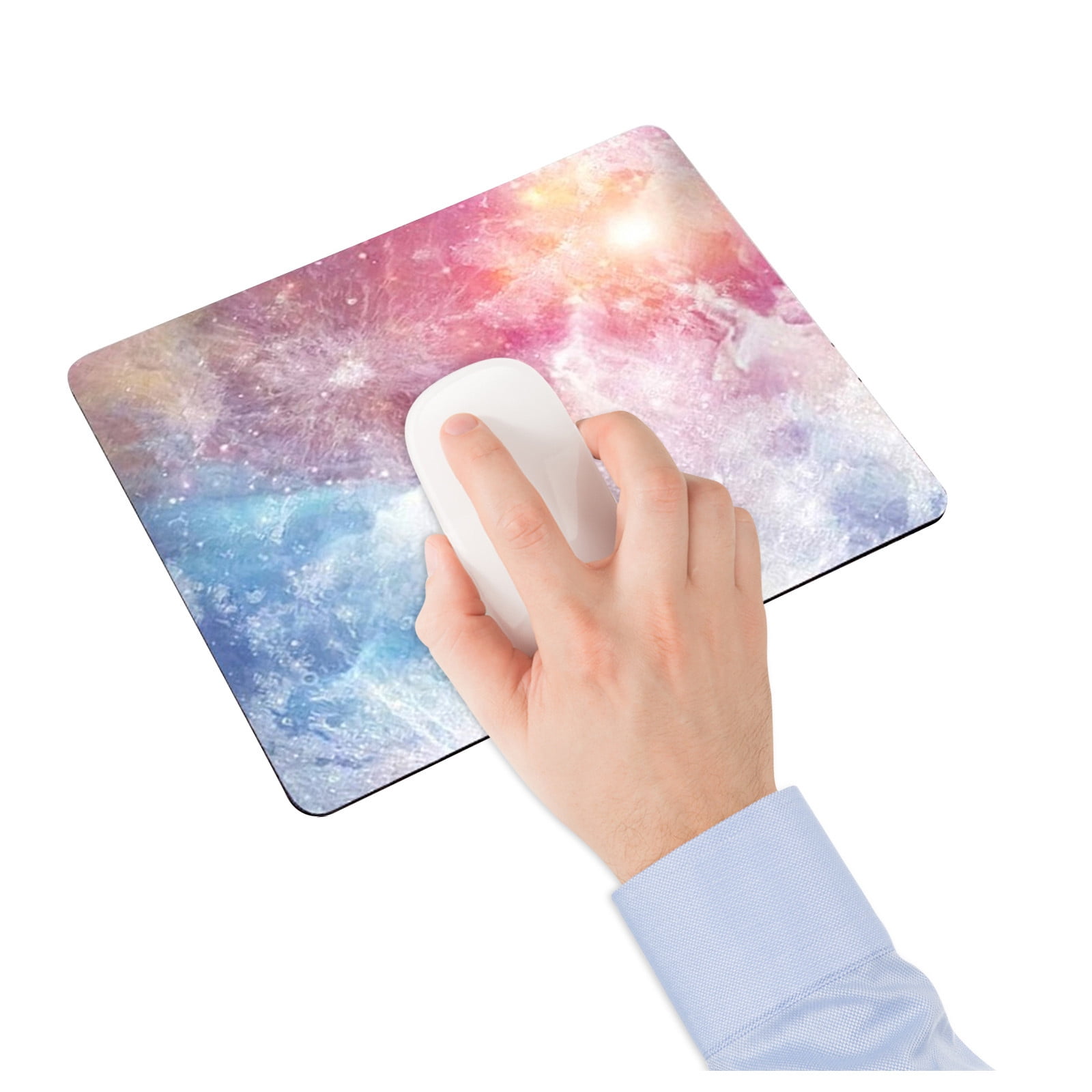GHSOHS Ergonomic Mouse Pad with Wrist Support Cute Cloud Shape Wrist Pad Memory Cotton Keyboard Hand Rest Non Slip Wrist Pad Non-Slip Mousepad for Computer Laptop D - Image 3