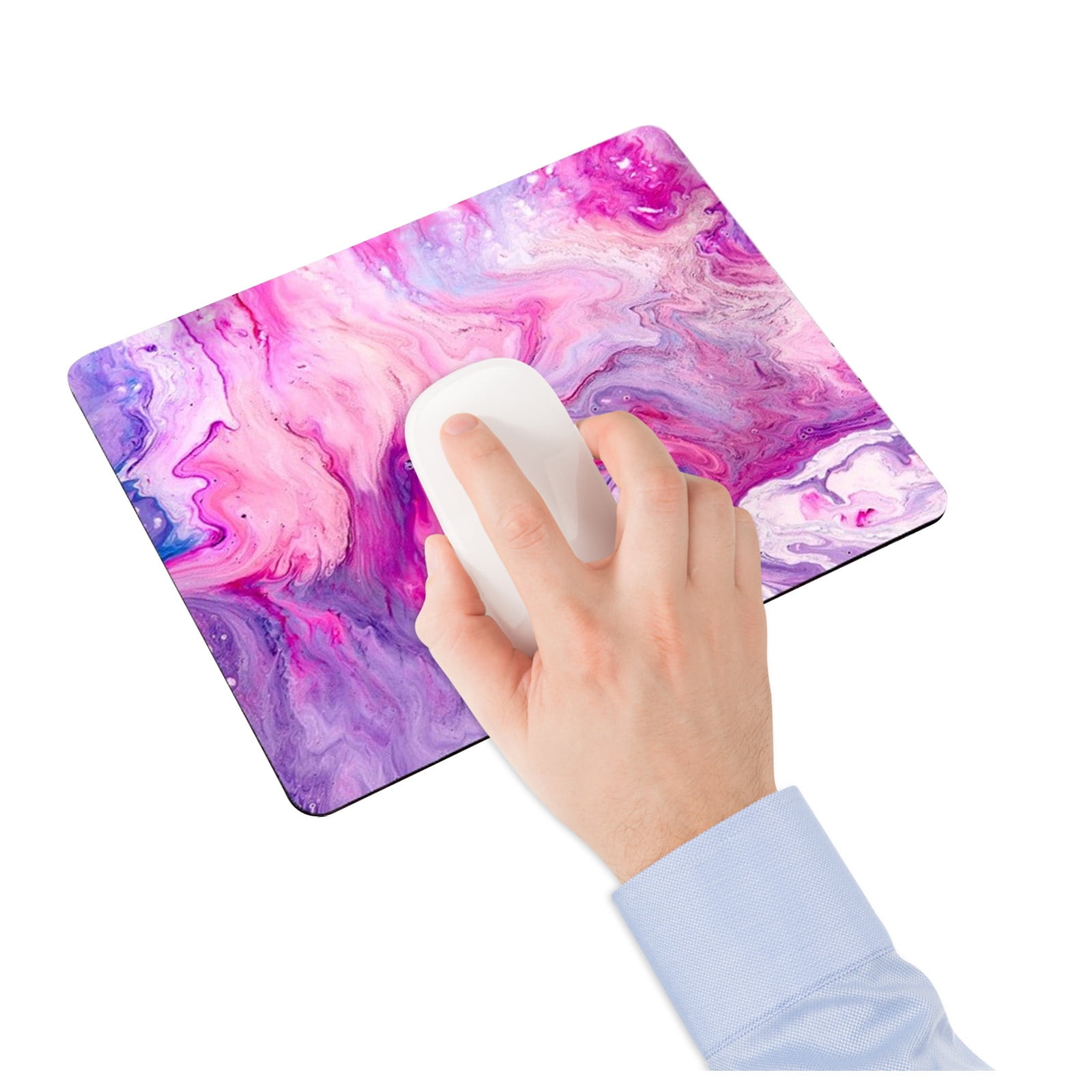 GHSOHS Ergonomic Mouse Pad with Wrist Support Cute Cloud Shape Wrist Pad Memory Cotton Keyboard Hand Rest Non Slip Wrist Pad Non-Slip Mousepad for Computer Laptop E - Image 3