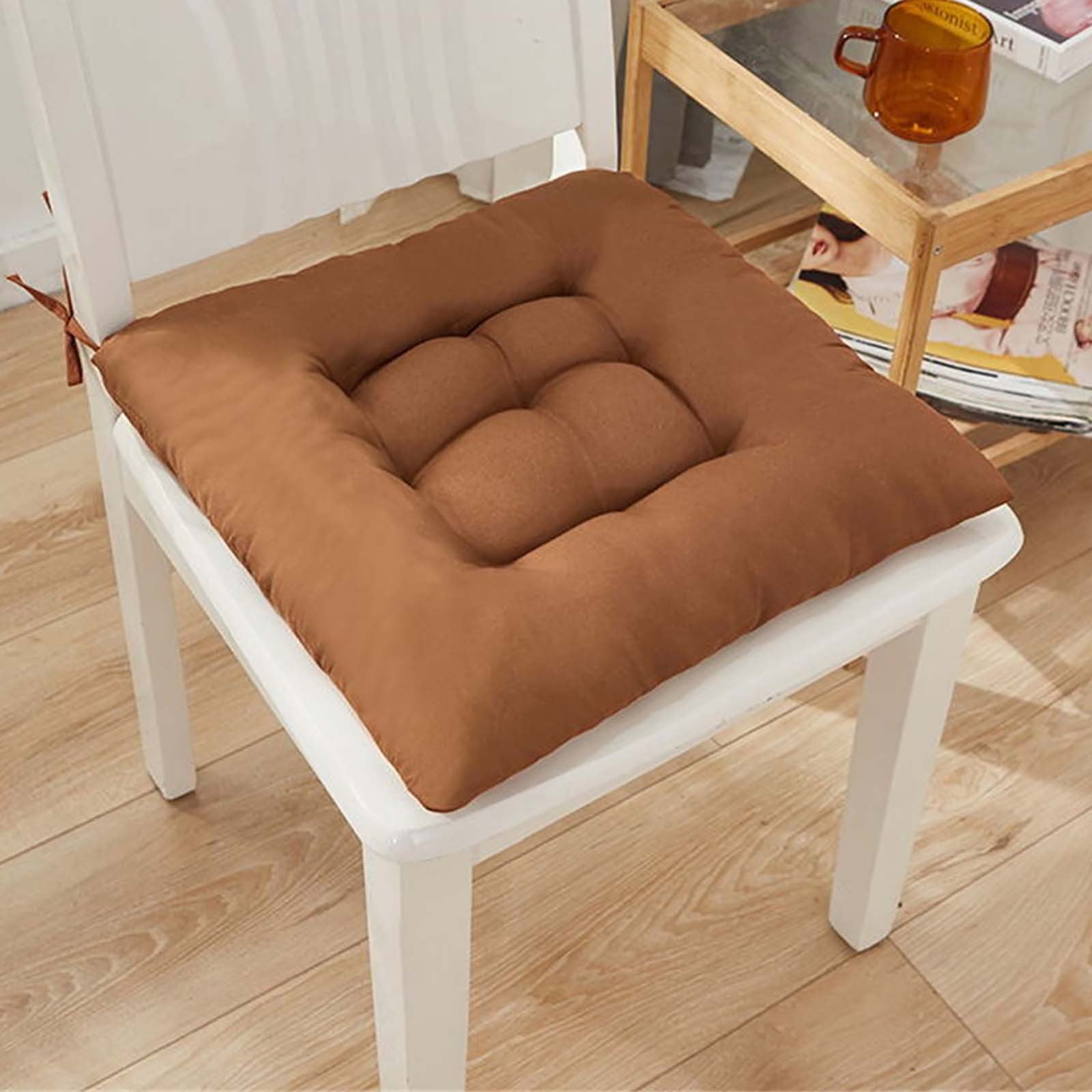 Tyidzon Chair Cushions Non-Slip Rocking Chair Cushion with Ties for Living Room Kitchen, Indoor Seat Cushion, 15X15 Inches H - Image 1
