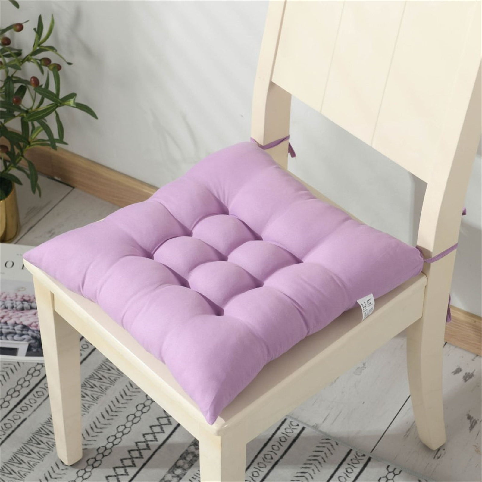 Tyidzon Chair Cushions Non-Slip Rocking Chair Cushion with Ties for Living Room Kitchen, Indoor Seat Cushion, 15X15 Inches J - Image 1