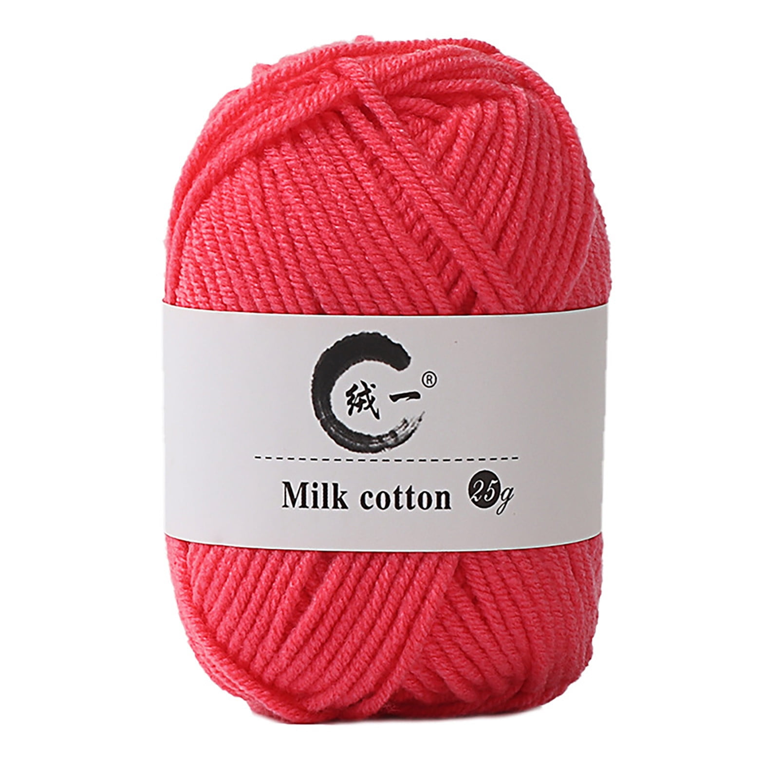 Clearance! Boovnll Cotton Yarn, Soft Wool Yarn for Crocheting 25g/0.9oz Machine Washable for Knitting Hats, Sweater, Scarves, Crafts, Home Decorations, DIY Kids Toys, Yarn 26 - Image 1