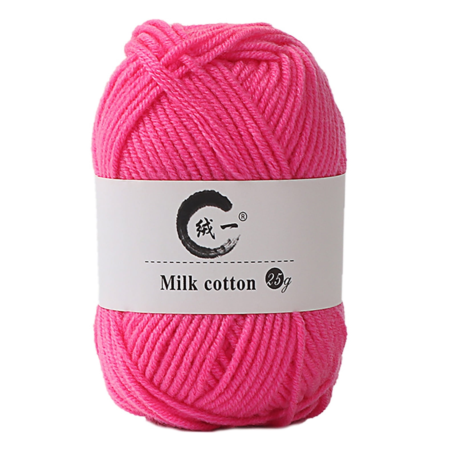 Clearance! Boovnll Cotton Yarn, Soft Wool Yarn for Crocheting 25g/0.9oz Machine Washable for Knitting Hats, Sweater, Scarves, Crafts, Home Decorations, DIY Kids Toys, Yarn 27 - Image 1