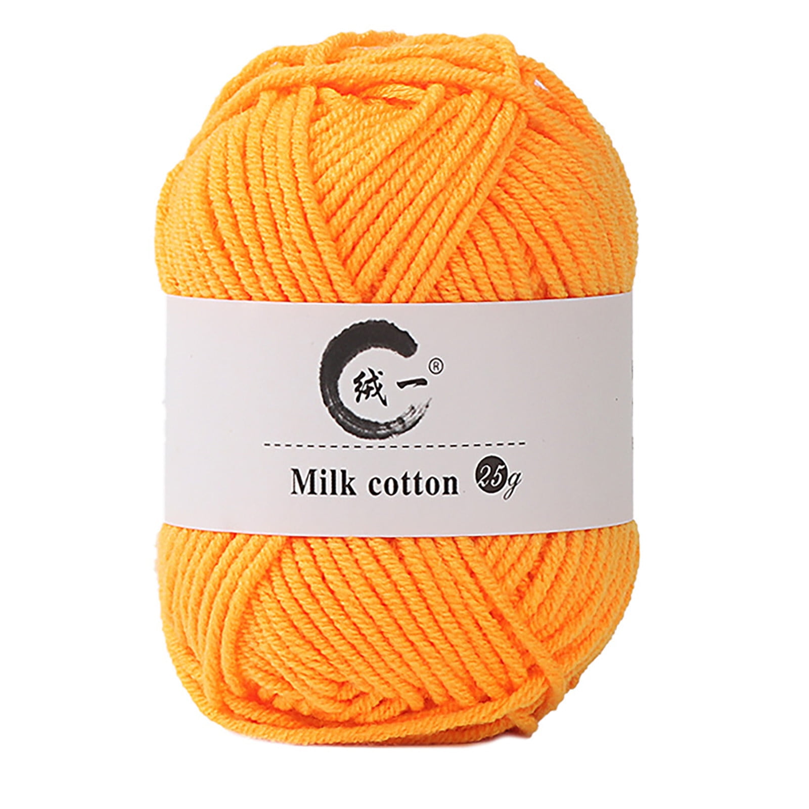 Clearance! Boovnll Cotton Yarn, Soft Wool Yarn for Crocheting 25g/0.9oz Machine Washable for Knitting Hats, Sweater, Scarves, Crafts, Home Decorations, DIY Kids Toys, Yarn 6 - Image 1