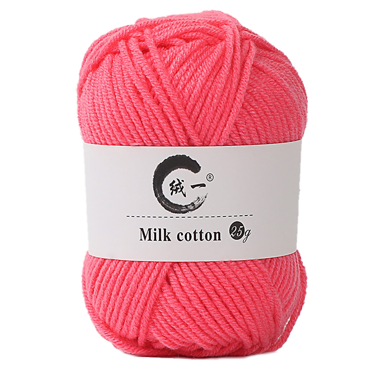 Clearance! Boovnll Cotton Yarn, Soft Wool Yarn for Crocheting 25g/0.9oz Machine Washable for Knitting Hats, Sweater, Scarves, Crafts, Home Decorations, DIY Kids Toys, Yarn 7 - Image 1