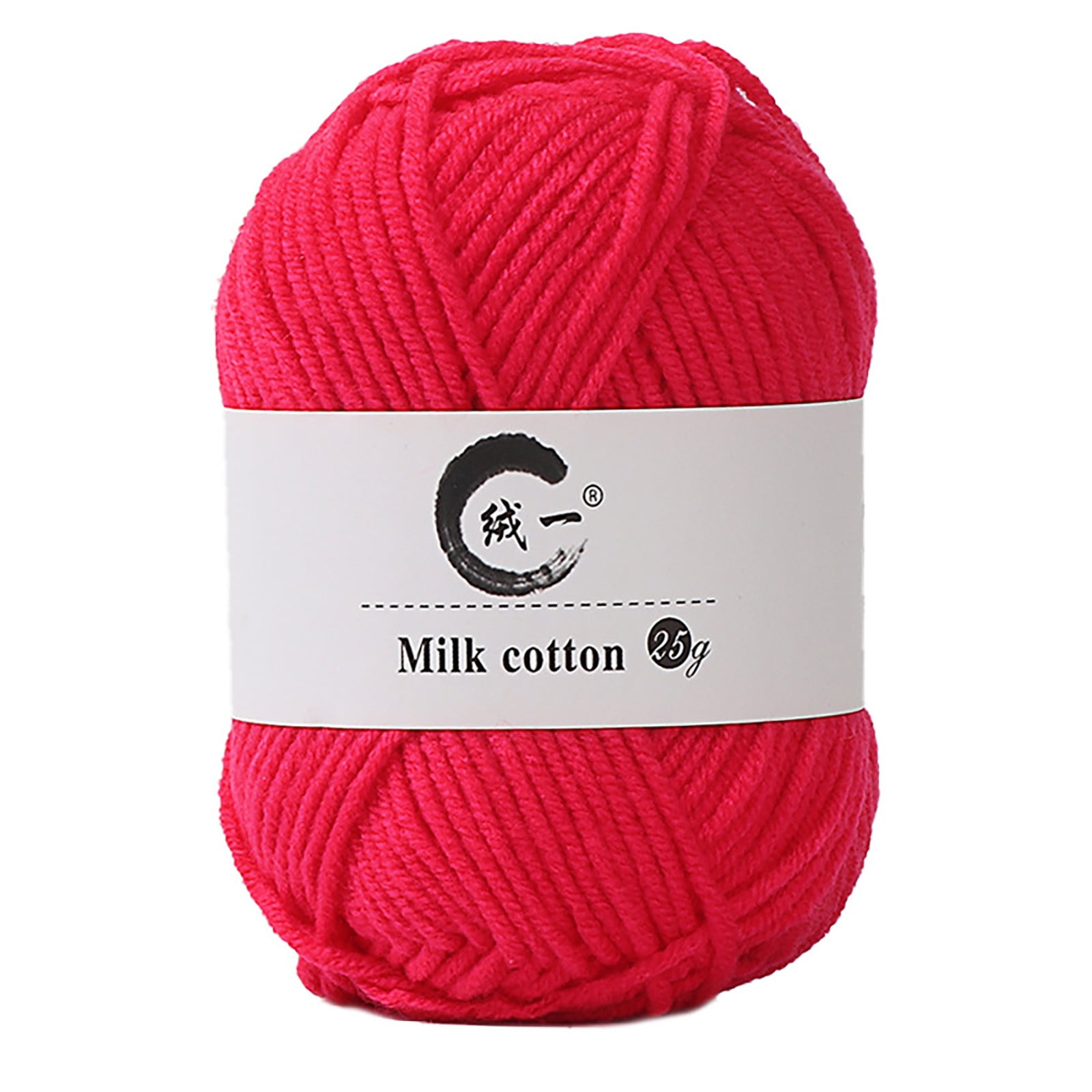 Clearance! Boovnll Cotton Yarn, Soft Wool Yarn for Crocheting 25g/0.9oz Machine Washable for Knitting Hats, Sweater, Scarves, Crafts, Home Decorations, DIY Kids Toys, Yarn 8 - Image 1