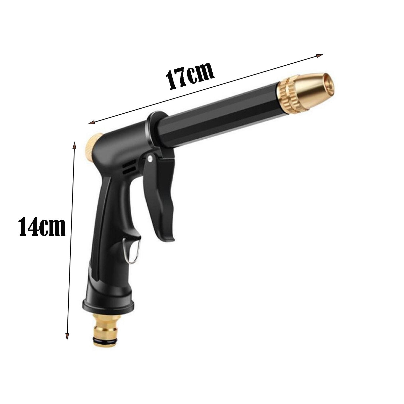 High Pressure Spray Water Gun Washing Garden Watering Hose Nozzle Sprinkler Car Cleaning Wash Tool Kits Auto Washer Black - Image 2