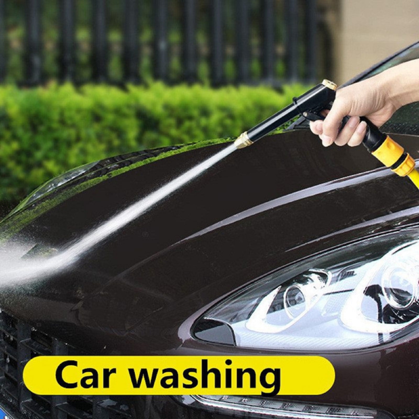 High Pressure Spray Water Gun Washing Garden Watering Hose Nozzle Sprinkler Car Cleaning Wash Tool Kits Auto Washer Black - Image 6