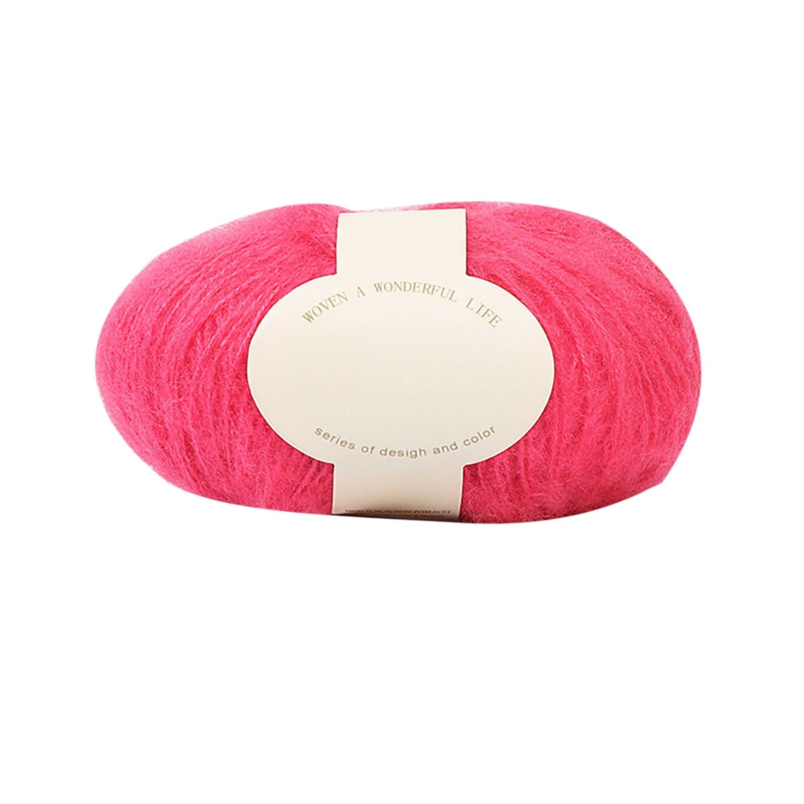 Clearance! Boovnll Mohair Yarn, Soft Yarn for Crocheting, Hand Knitting Hats, Sweater, Scarves, Crafts, Home Decorations, DIY Kids Toys, Yarn 11 - Image 4