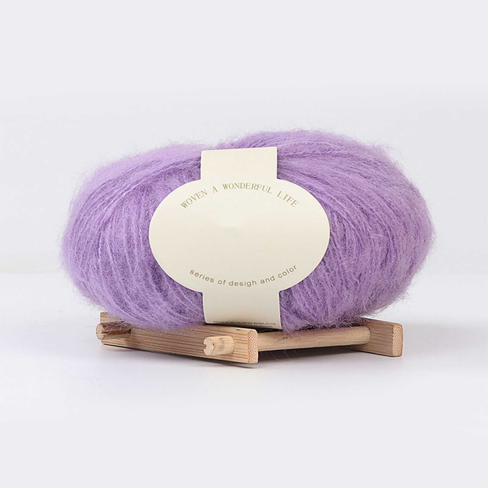 Clearance! Boovnll Mohair Yarn, Soft Yarn for Crocheting, Hand Knitting Hats, Sweater, Scarves, Crafts, Home Decorations, DIY Kids Toys, Yarn 17 - Image 2