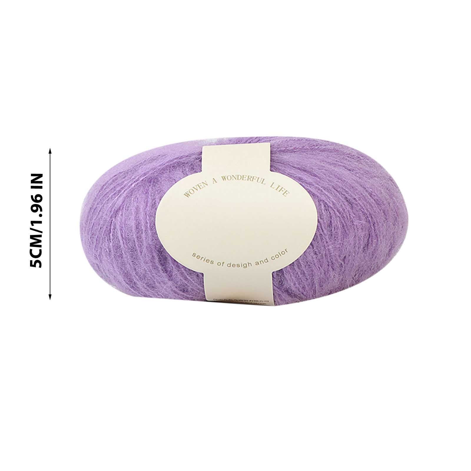 Clearance! Boovnll Mohair Yarn, Soft Yarn for Crocheting, Hand Knitting Hats, Sweater, Scarves, Crafts, Home Decorations, DIY Kids Toys, Yarn 17 - Image 3
