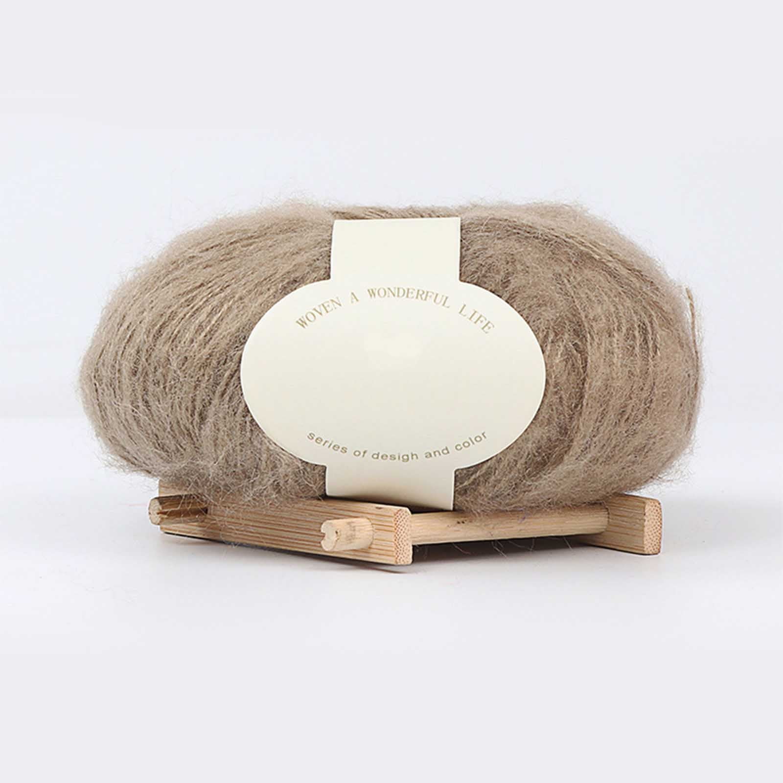 Clearance! Boovnll Mohair Yarn, Soft Yarn for Crocheting, Hand Knitting Hats, Sweater, Scarves, Crafts, Home Decorations, DIY Kids Toys, Yarn 18 - Image 2