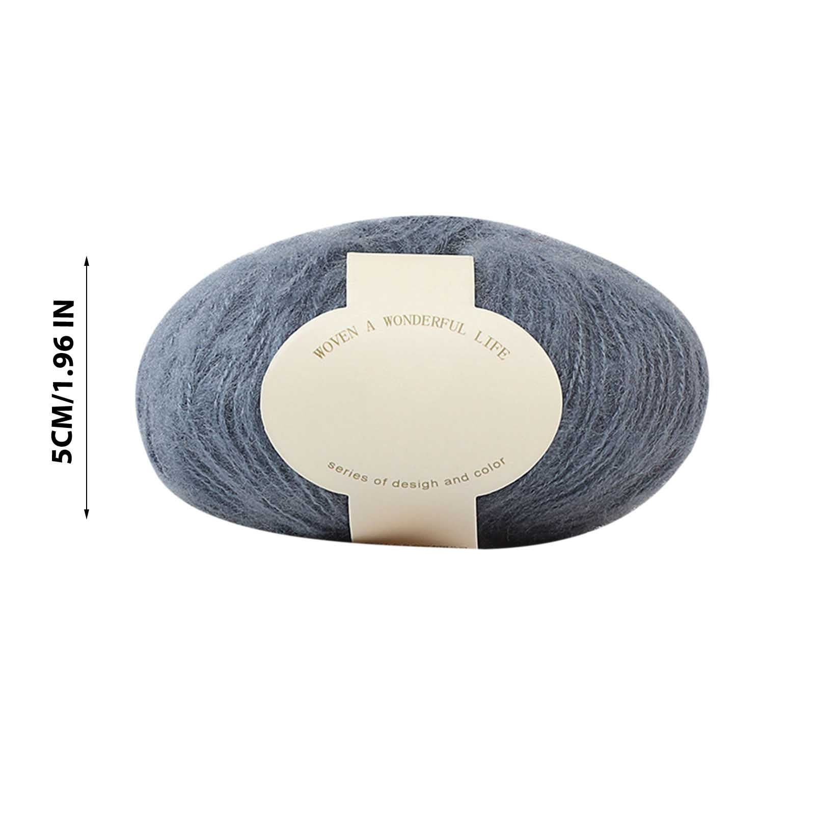 Clearance! Boovnll Mohair Yarn, Soft Yarn for Crocheting, Hand Knitting Hats, Sweater, Scarves, Crafts, Home Decorations, DIY Kids Toys, Yarn 20 - Image 3