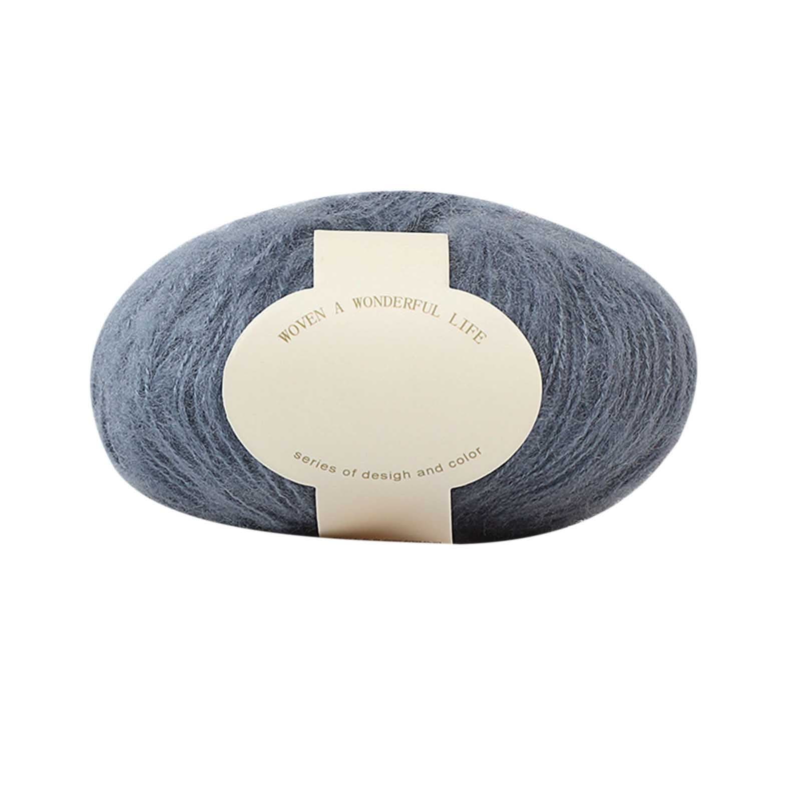 Clearance! Boovnll Mohair Yarn, Soft Yarn for Crocheting, Hand Knitting Hats, Sweater, Scarves, Crafts, Home Decorations, DIY Kids Toys, Yarn 20 - Image 4