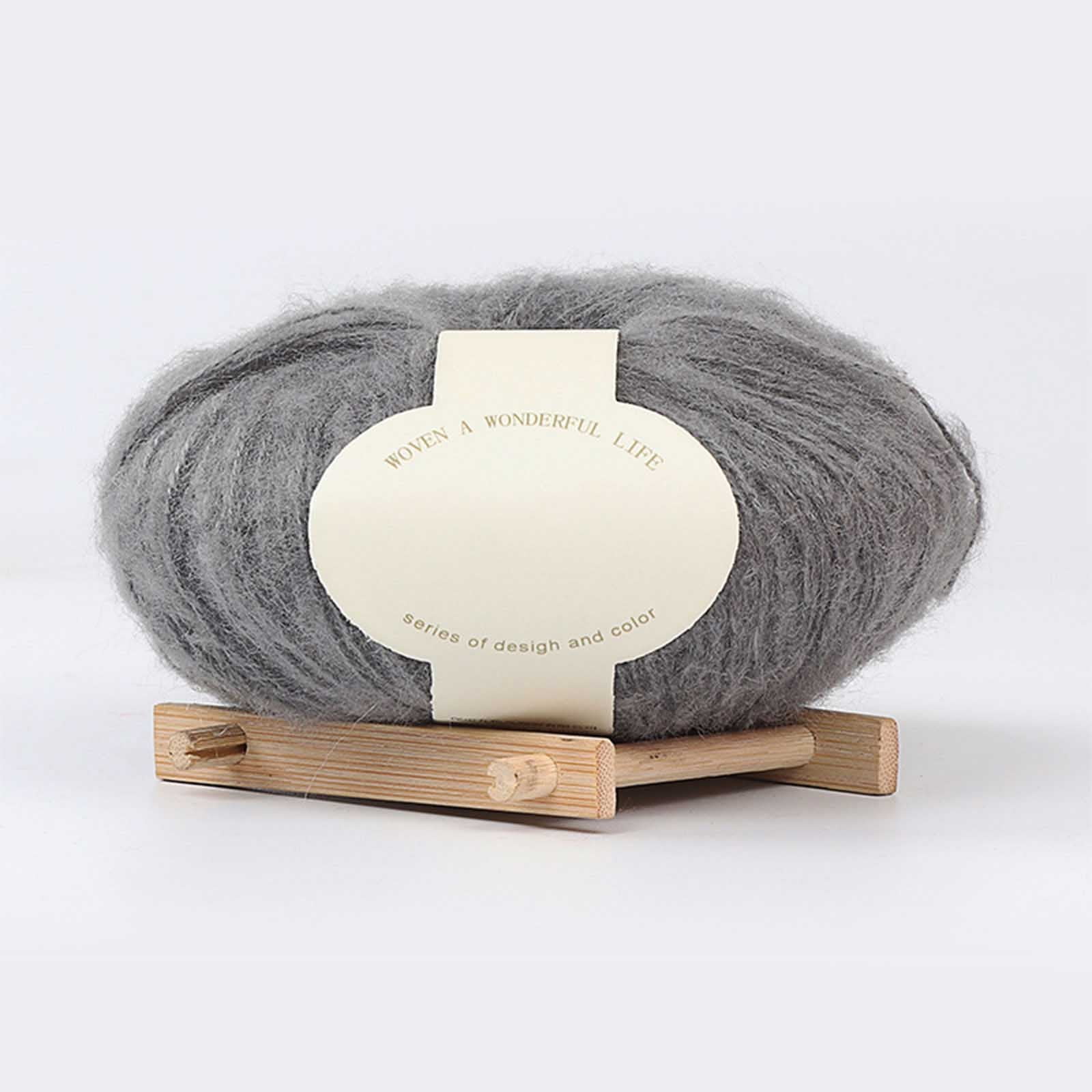 Clearance! Boovnll Mohair Yarn, Soft Yarn for Crocheting, Hand Knitting Hats, Sweater, Scarves, Crafts, Home Decorations, DIY Kids Toys, Yarn 23 - Image 2