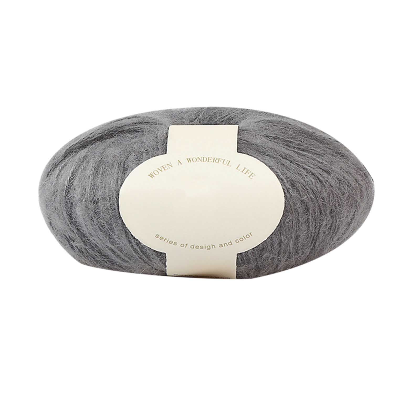 Clearance! Boovnll Mohair Yarn, Soft Yarn for Crocheting, Hand Knitting Hats, Sweater, Scarves, Crafts, Home Decorations, DIY Kids Toys, Yarn 23 - Image 4
