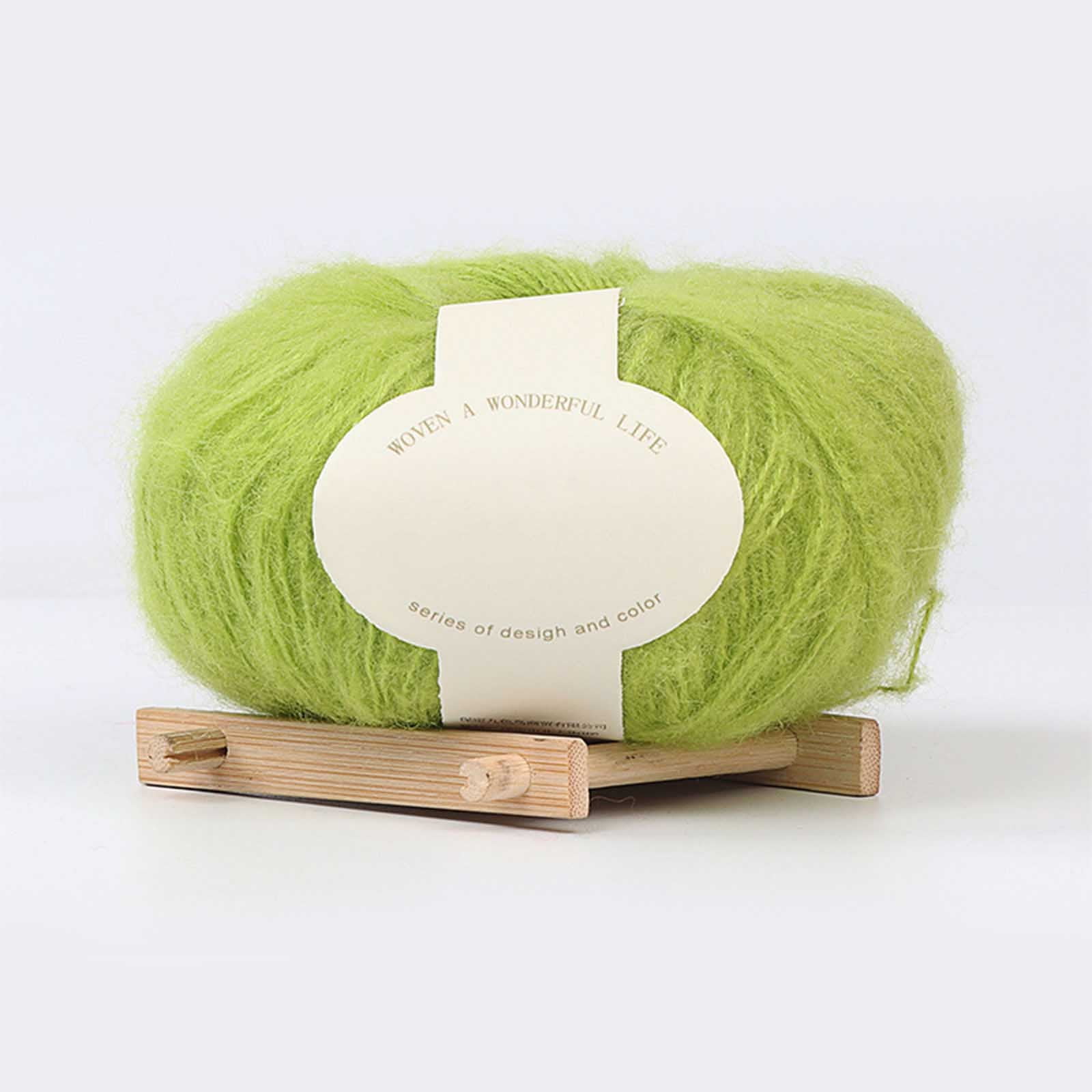 Clearance! Boovnll Mohair Yarn, Soft Yarn for Crocheting, Hand Knitting Hats, Sweater, Scarves, Crafts, Home Decorations, DIY Kids Toys, Yarn 24 - Image 2
