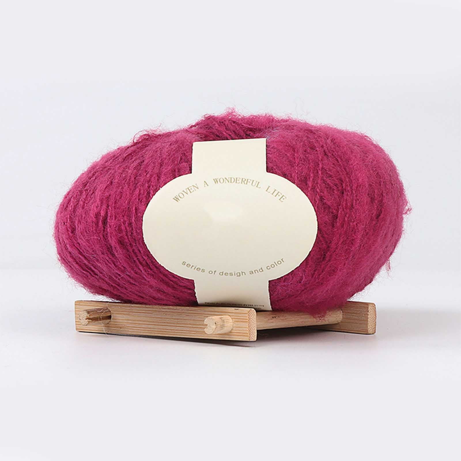 Clearance! Boovnll Mohair Yarn, Soft Yarn for Crocheting, Hand Knitting Hats, Sweater, Scarves, Crafts, Home Decorations, DIY Kids Toys, Yarn 26 - Image 3