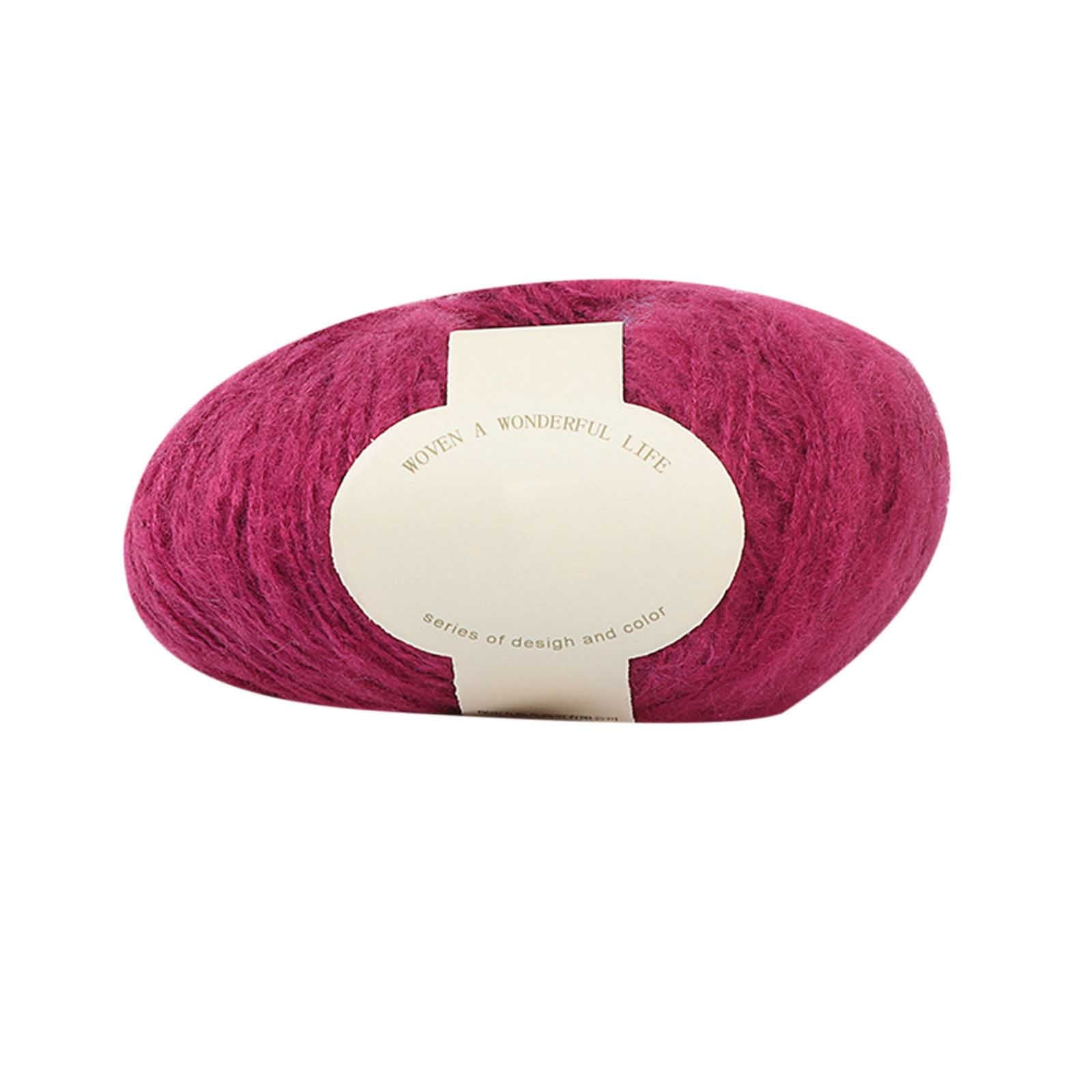 Clearance! Boovnll Mohair Yarn, Soft Yarn for Crocheting, Hand Knitting Hats, Sweater, Scarves, Crafts, Home Decorations, DIY Kids Toys, Yarn 26 - Image 5
